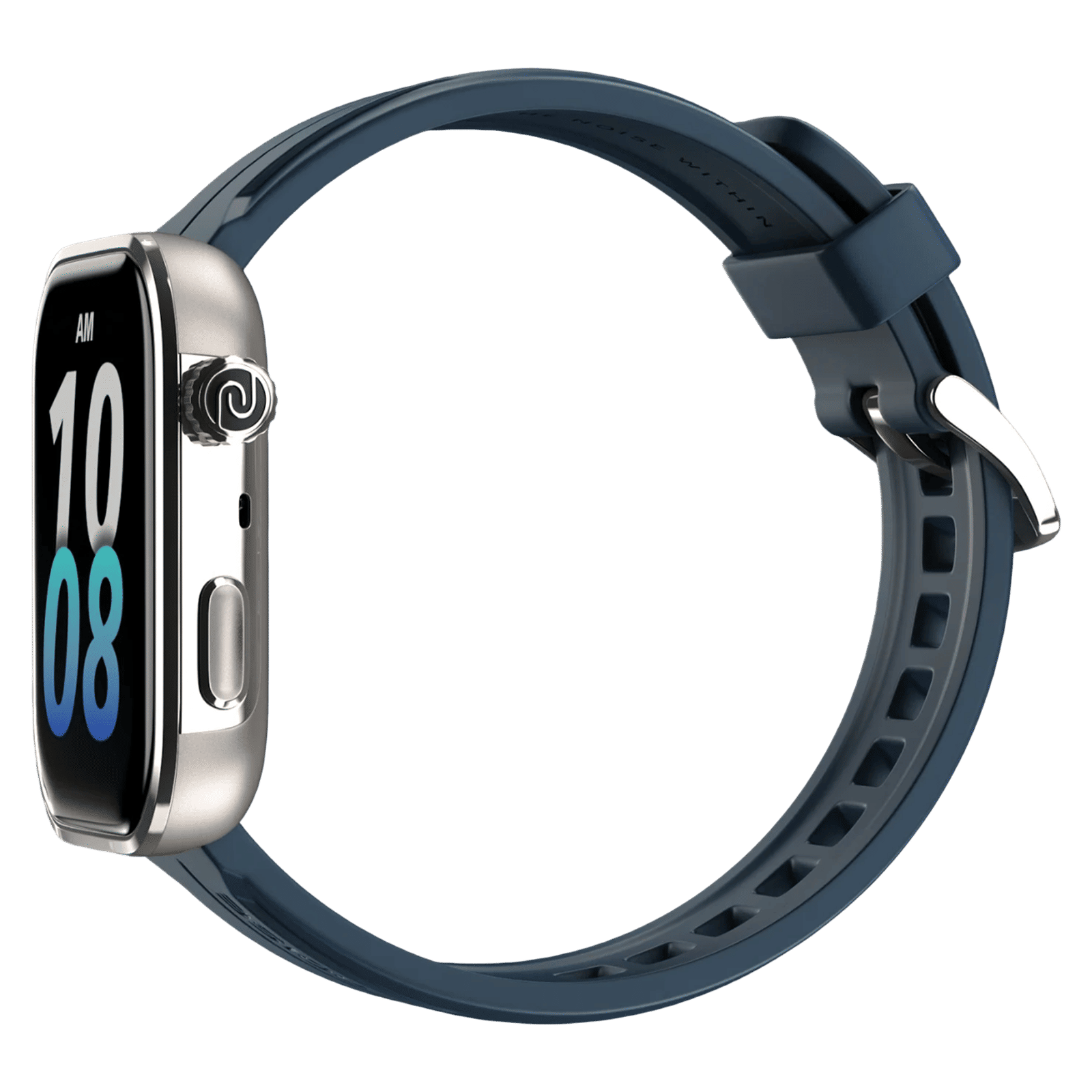 noise ColorFit Pro 6 Max Smartwatch with Bluetooth Calling (49.78mm AMOLED Display, 5ATM Water Resistant, Blue Titanium Strap)_4
