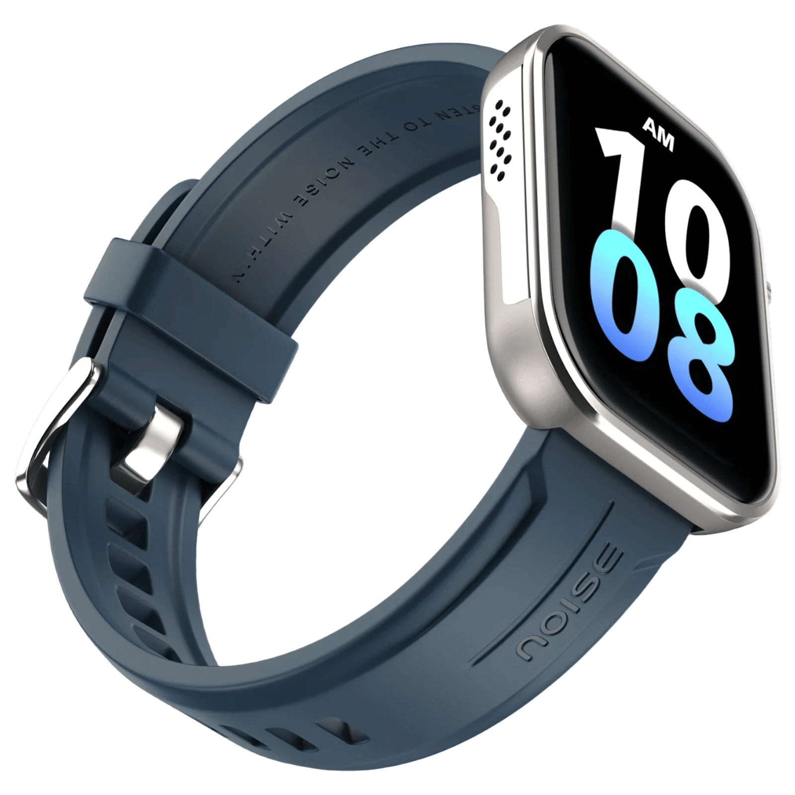 noise ColorFit Pro 6 Max Smartwatch with Bluetooth Calling (49.78mm AMOLED Display, 5ATM Water Resistant, Blue Titanium Strap)_6