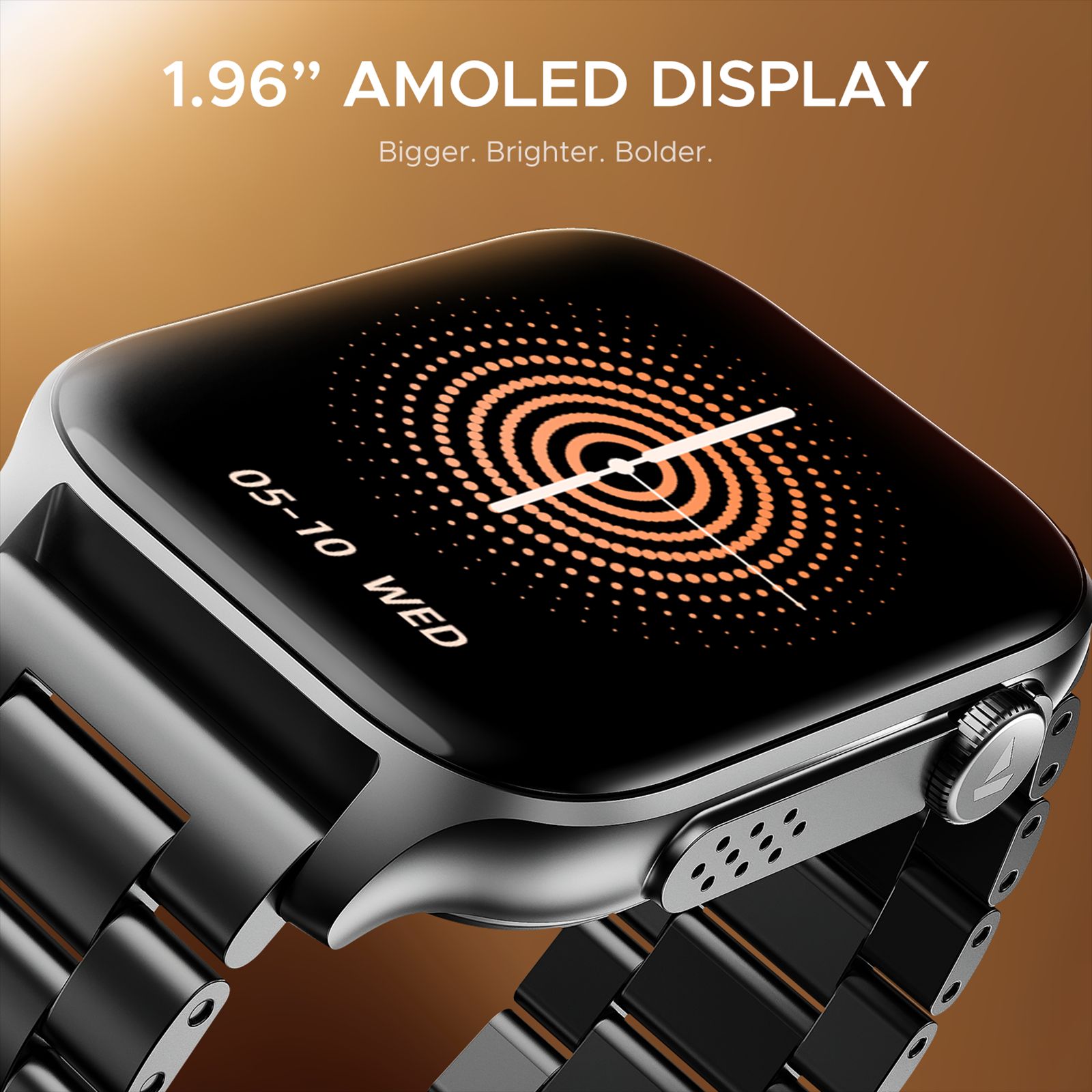boAt Ultima Ember Smartwatch with Bluetooth Calling (49.7mm AMOLED Display, IP68 Water Resistant, Steel Black Strap) boAt Ultima Ember Smartwatch with Bluetooth Calling (49.7mm AMOLED Display, IP68 Water Resistant, Steel Black Strap)_4