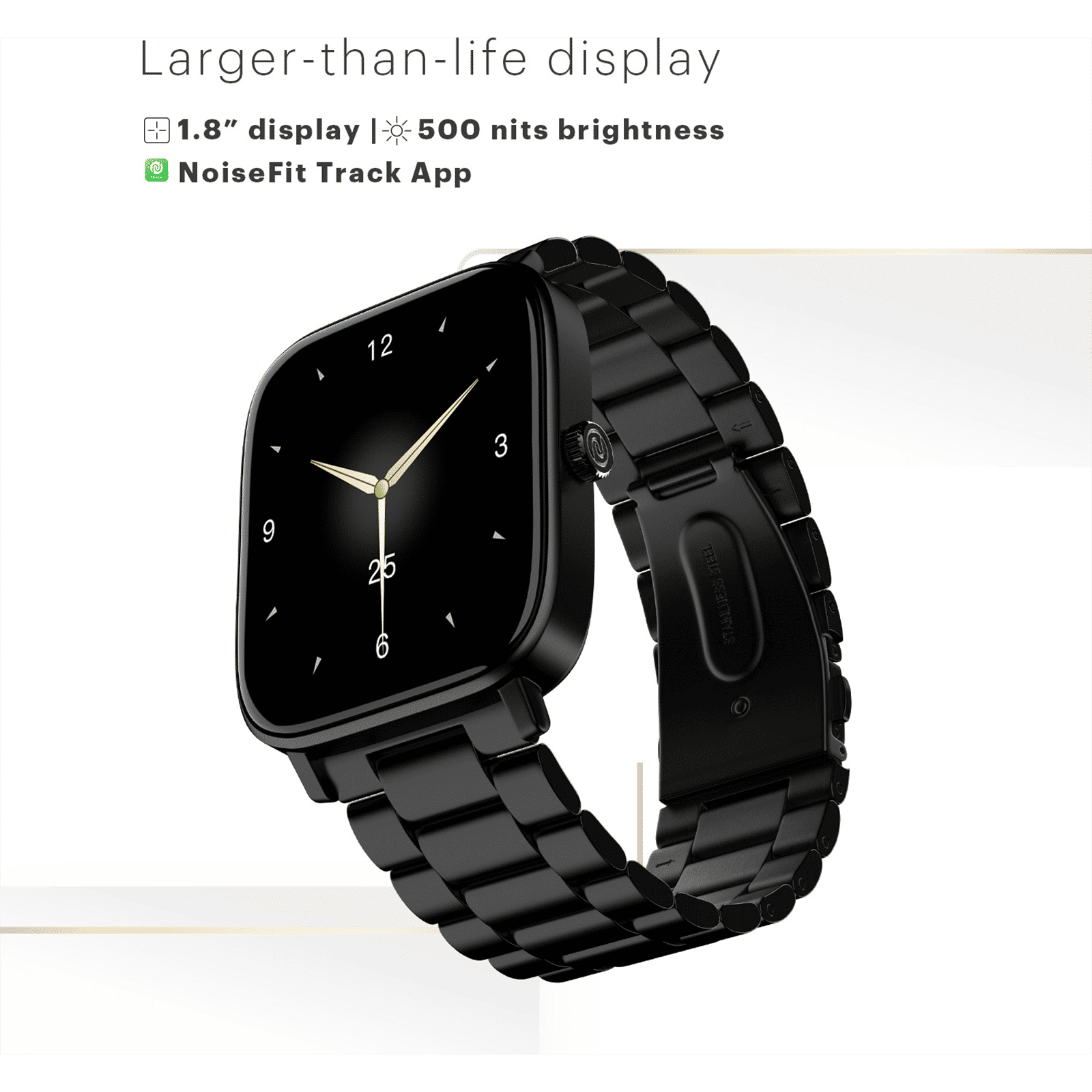 noise ColorFit Pulse 2 Pro Elite Smartwatch with Bluetooth Calling (45.7mm LCD Display, IP67 Water Resistance, Black Strap)_5