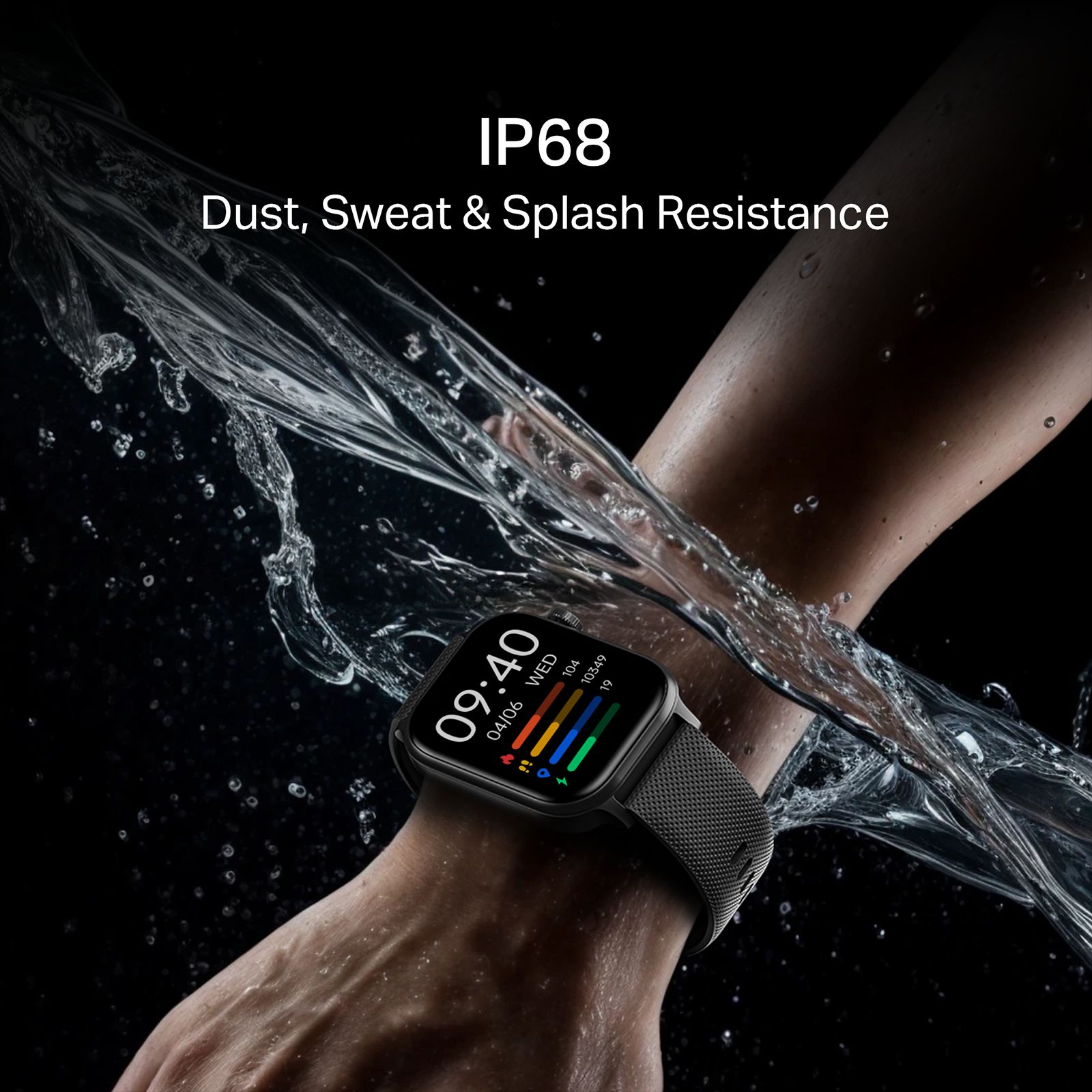 boAt Storm Infinity Smartwatch with Bluetooth Calling (46.48mm HD Display, IP68 Dust, Sweat and Splash Proof, Active Black)_7