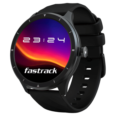 fastrack Revoltt FR2 Smartwatch with Bluetooth Calling (35mm UltraVU TFT Display, IP68 Water Resistant, Black Strap)