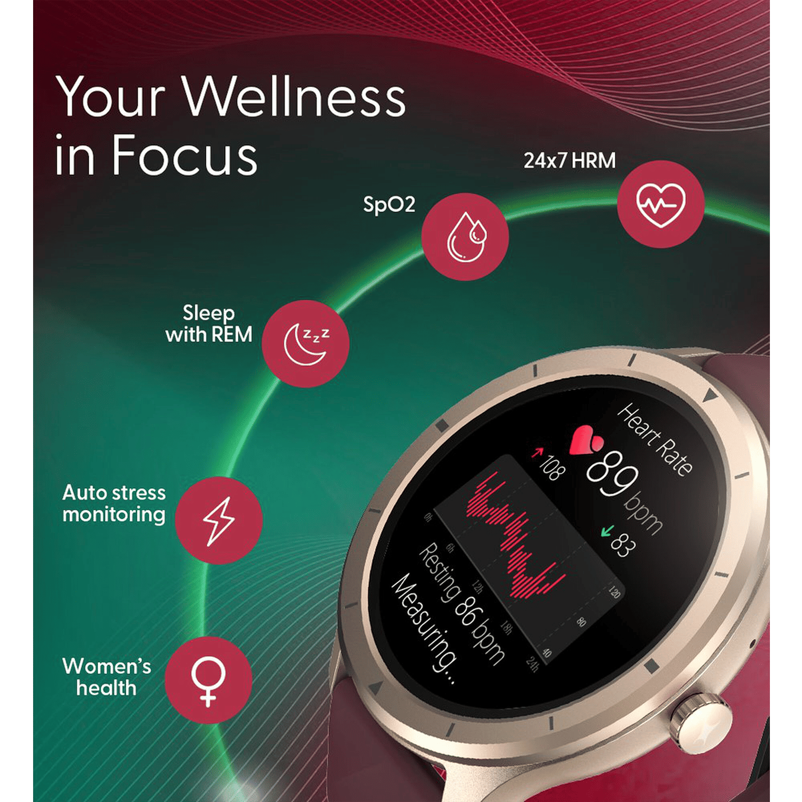fastrack Revoltt FR2 Smartwatch with Bluetooth Calling (35mm UltraVU TFT Display, IP68 Water Resistant, Black Strap)_7