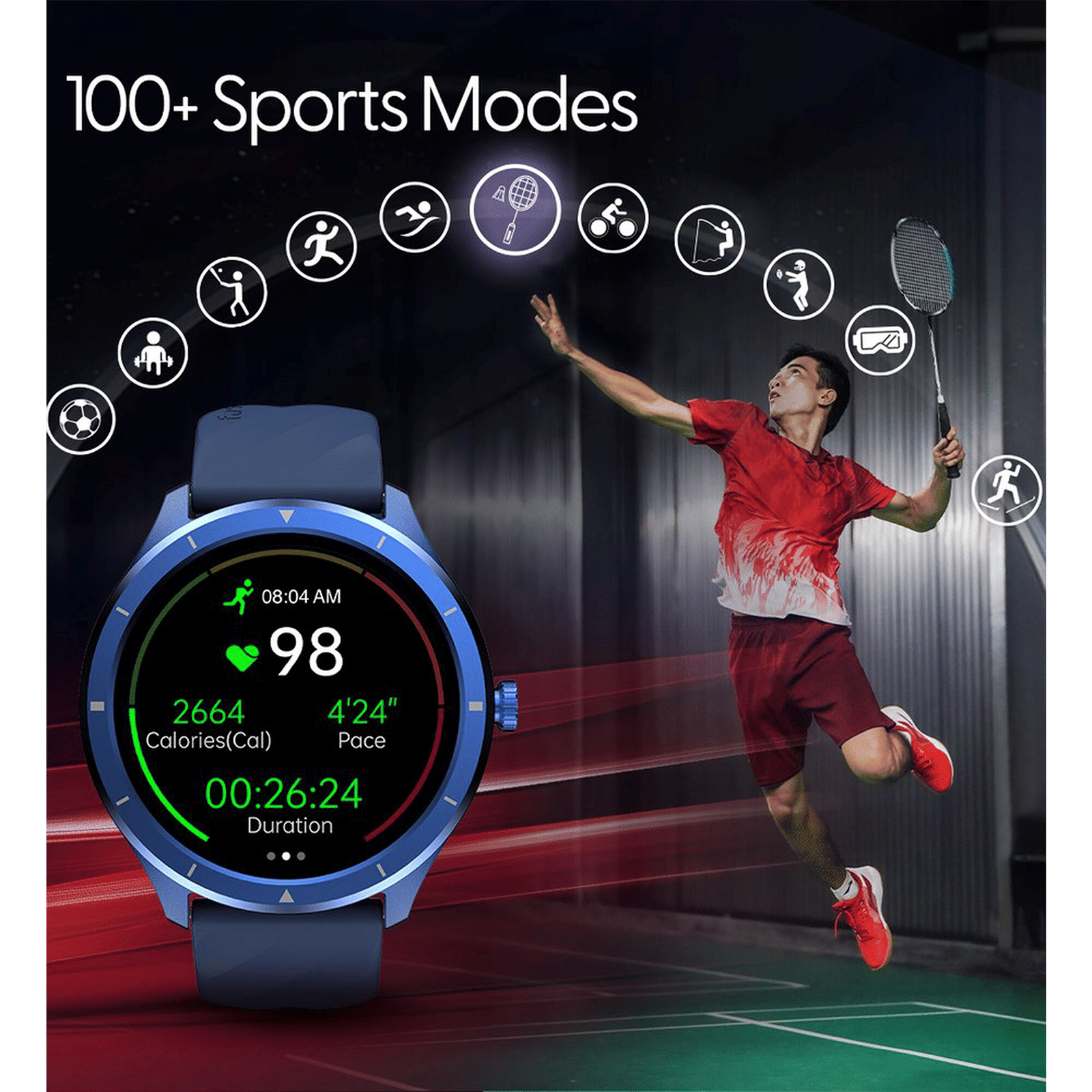 fastrack Revoltt FR2 Smartwatch with Bluetooth Calling (35mm UltraVU TFT Display, IP68 Water Resistant, Beige Strap) fastrack Revoltt FR2 Smartwatch with Bluetooth Calling (35mm UltraVU TFT Display, IP68 Water Resistant, Beige Strap)_7