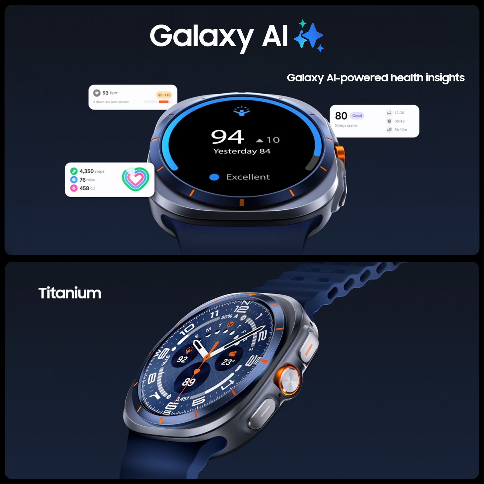 SAMSUNG Galaxy Watch Ultra 2025 GPS+BT+Wi-Fi+LTE Wear OS Smartwatch (47mm Super AMOLED Display, 3nm Processor, Fall Detection, Marine Strap) SAMSUNG Galaxy Watch Ultra 2025 GPS+BT+Wi-Fi+LTE Wear OS Smartwatch (47mm Super AMOLED Display, 3nm Processor, Fall Detection, Marine Strap)_8