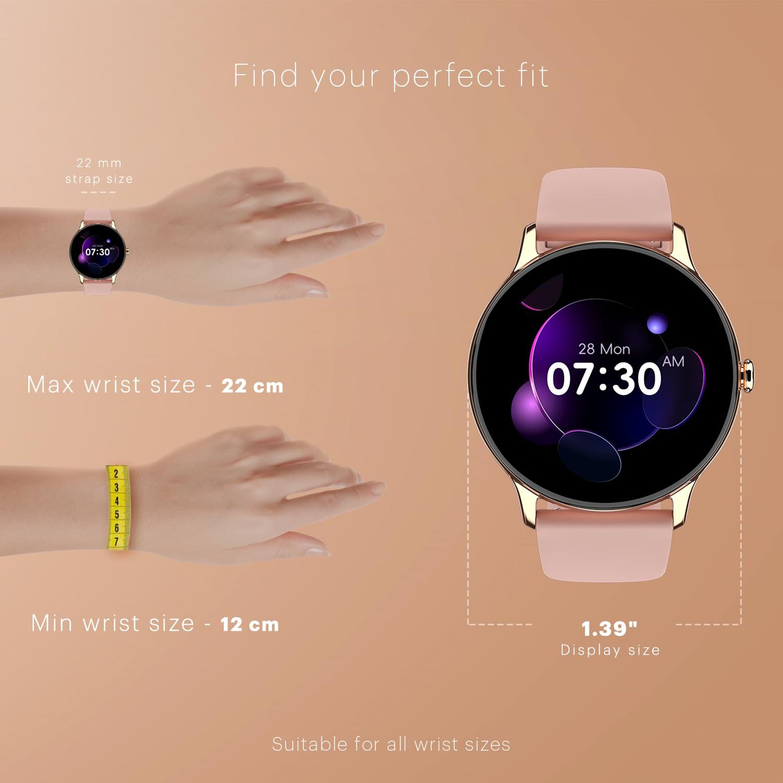 noise NoiseFit Twist Go Smartwatch with Bluetooth Calling (35.30mm, TFT Display, IP67 Water Resistant, Silver Blue)_8