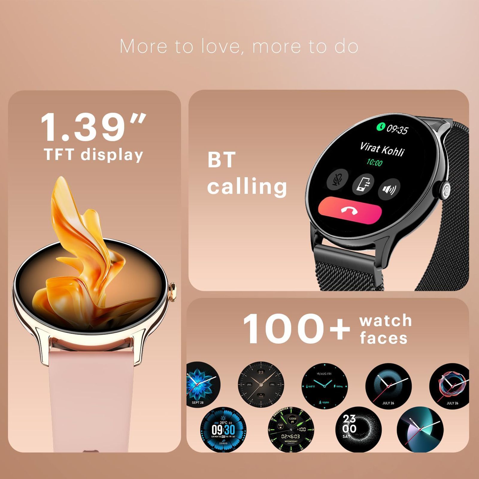 noise NoiseFit Twist Go Smartwatch with Bluetooth Calling (35.30mm, TFT Display, IP67 Water Resistant, Silver Blue)_6