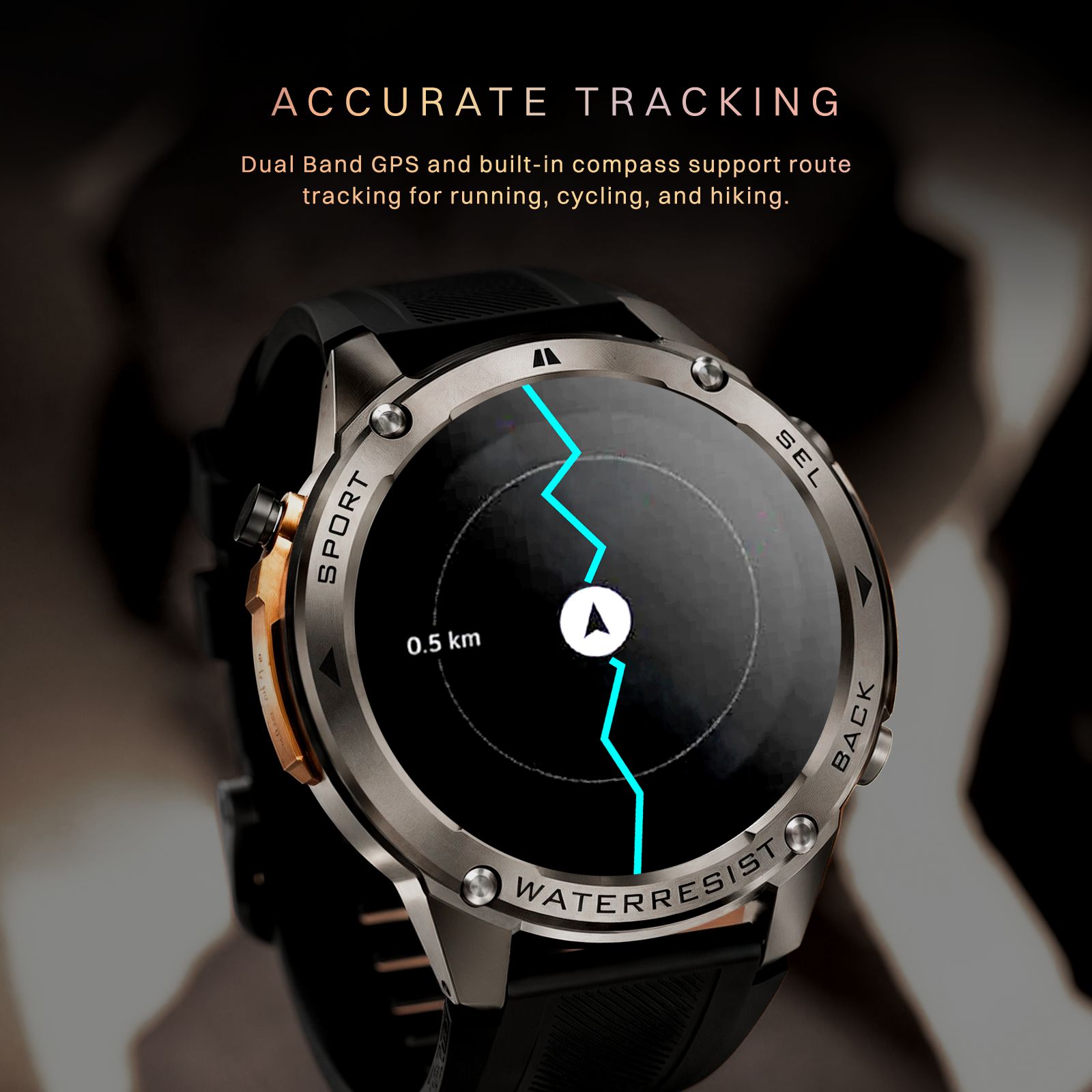 Croma Velocity X1 Smartwatch with Dual Band GPS (36.3mm AMOLED Display, 50M Water Resistant, Black Strap) Croma Velocity X1 Smartwatch with Dual Band GPS (36.3mm AMOLED Display, 50M Water Resistant, Black Strap)_7