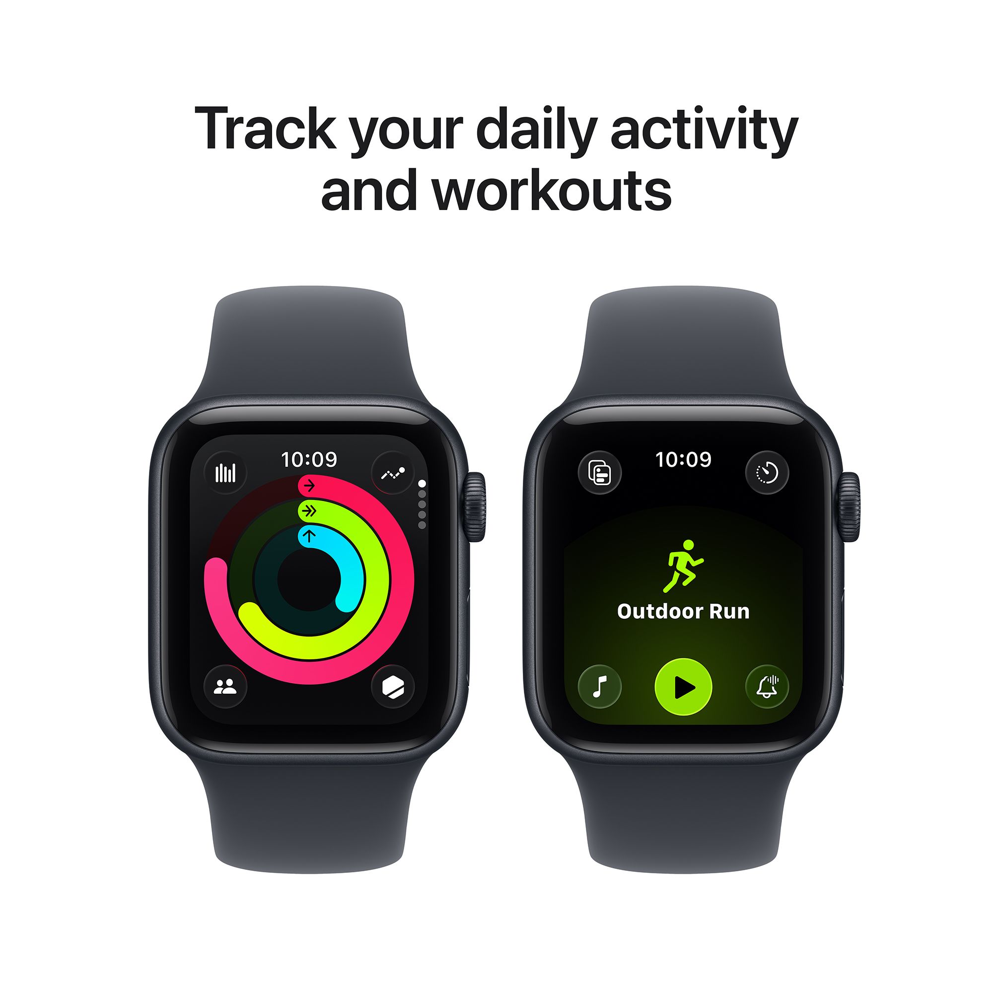 Apple Watch SE 3 GPS with Midnight Sport Band - M/L (40mm Retina LTPO OLED Display, Midnight Aluminium Case) Apple Watch SE 3 GPS with Midnight Sport Band - M/L (40mm Retina LTPO OLED Display, Midnight Aluminium Case)_6