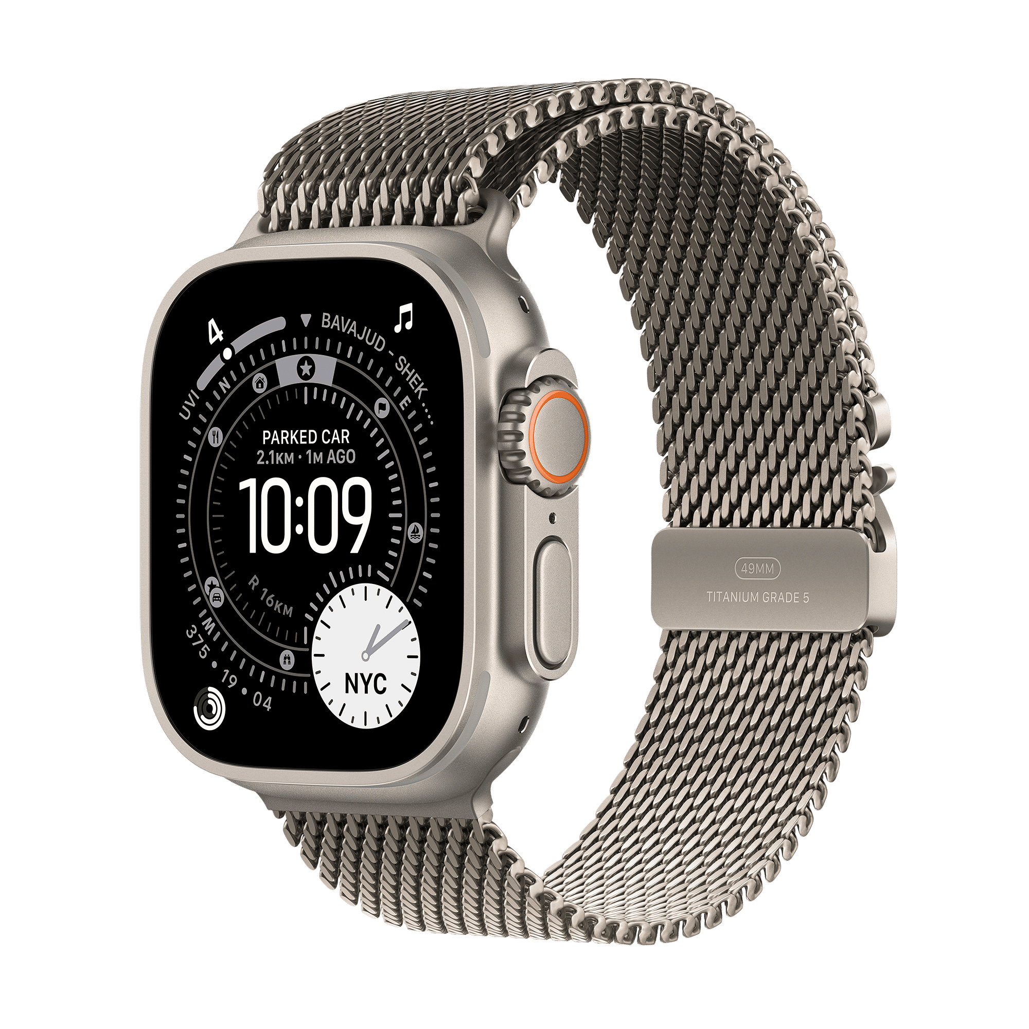 Apple Watch Ultra 3 GPS+Cellular with Natural Titanium Milanese Loop - S (49mm Retina LTPO3 OLED Display, Natural Titanium Case) Apple Watch Ultra 3 GPS+Cellular with Natural Titanium Milanese Loop - S (49mm Retina LTPO3 OLED Display, Natural Titanium Case)_1