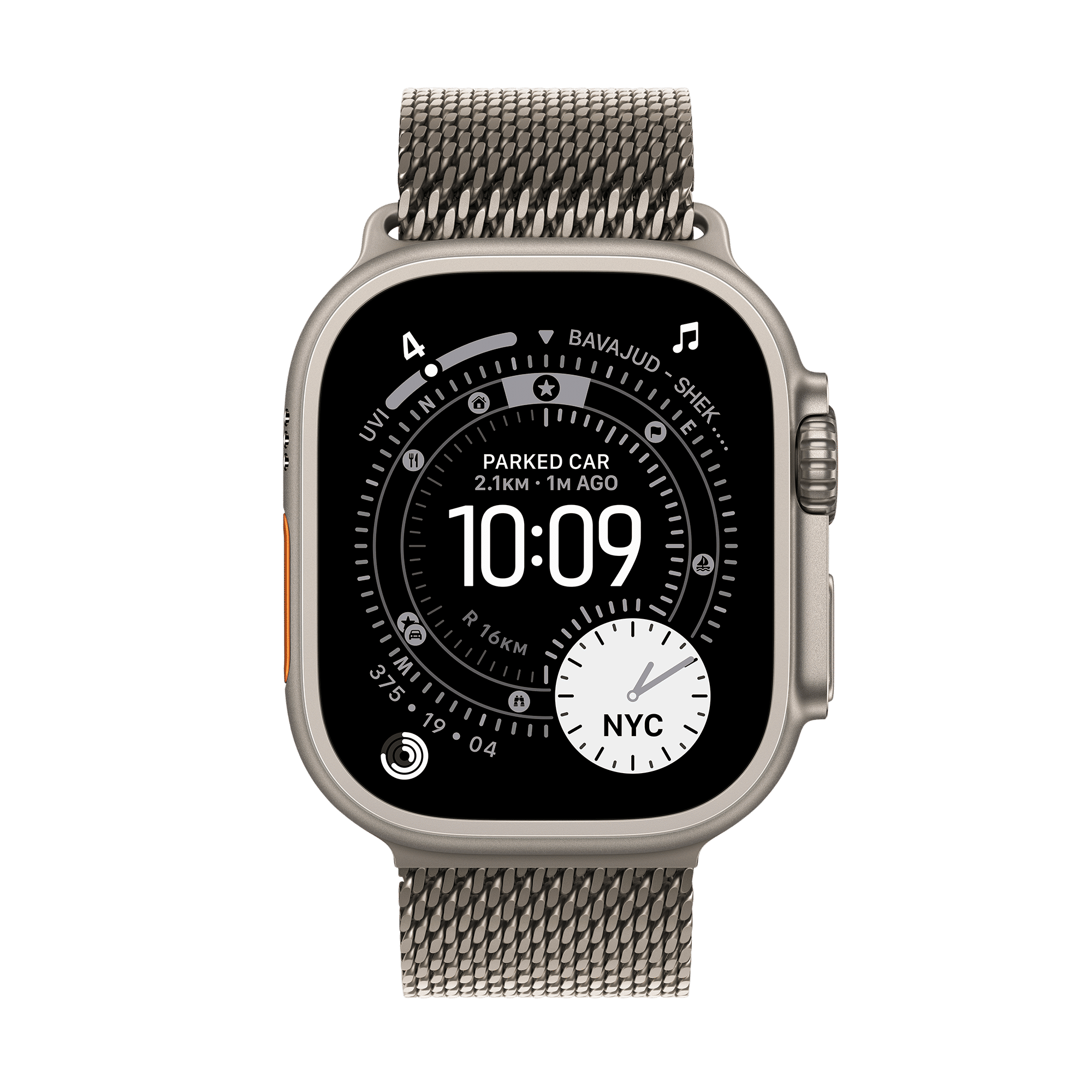 Apple Watch Ultra 3 GPS+Cellular with Natural Titanium Milanese Loop - S (49mm Retina LTPO3 OLED Display, Natural Titanium Case) Apple Watch Ultra 3 GPS+Cellular with Natural Titanium Milanese Loop - S (49mm Retina LTPO3 OLED Display, Natural Titanium Case)_2