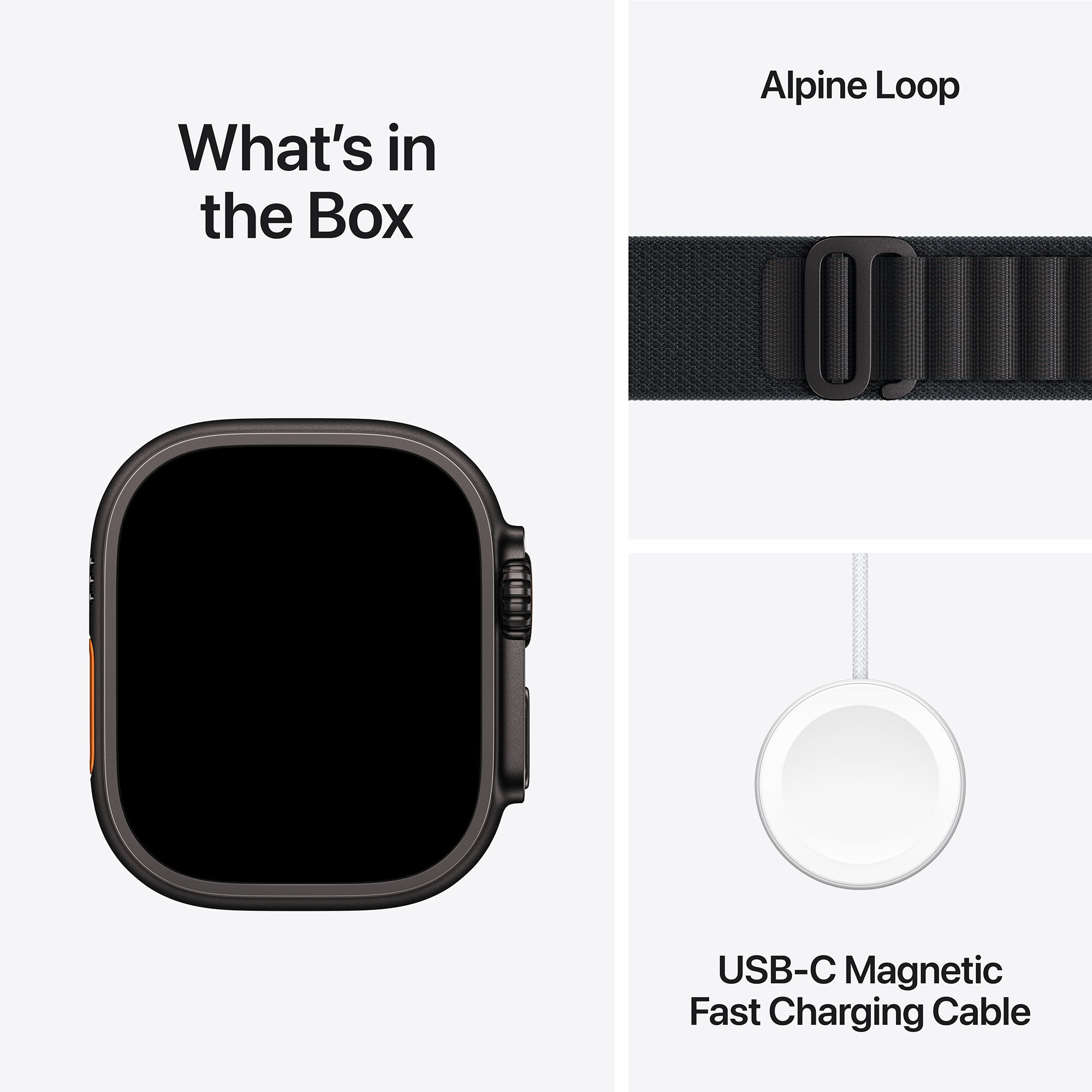 Apple Watch Ultra 3 GPS+Cellular with Black Alpine Loop - L (49mm Retina LTPO3 OLED Display, Black Titanium Case) Apple Watch Ultra 3 GPS+Cellular with Black Alpine Loop - L (49mm Retina LTPO3 OLED Display, Black Titanium Case) _8