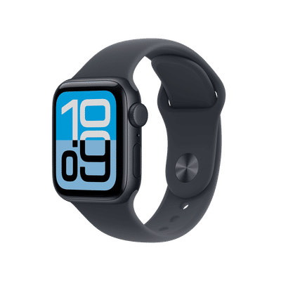 Apple Watch SE 3 GPS+Cellular with Midnight Sport Band - M/L (40mm Retina LTPO OLED Display, Midnight Aluminium Case)