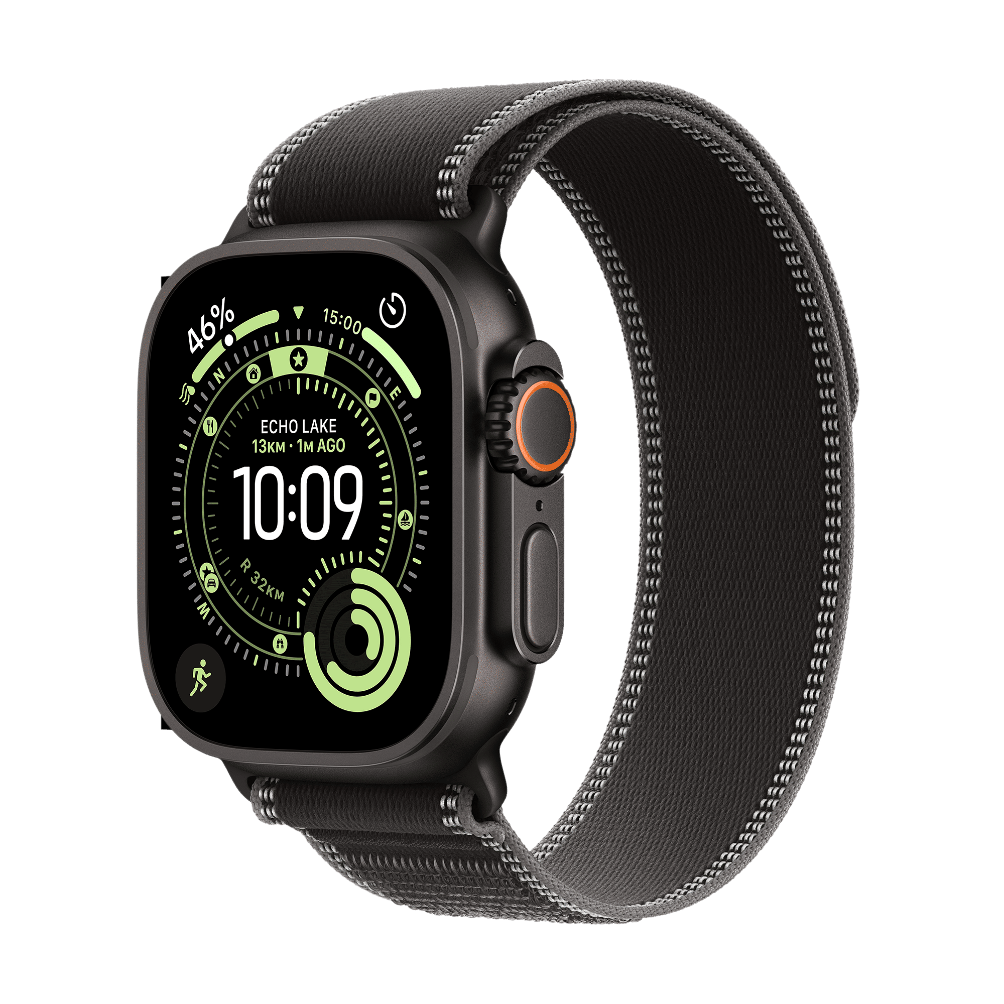 Apple Watch Ultra 3 GPS+Cellular with Black/Charcoal Trail Loop - M/L (49mm Retina LTPO3 OLED Display, Black Titanium Case) Apple Watch Ultra 3 GPS+Cellular with Black/Charcoal Trail Loop - M/L (49mm Retina LTPO3 OLED Display, Black Titanium Case) _1