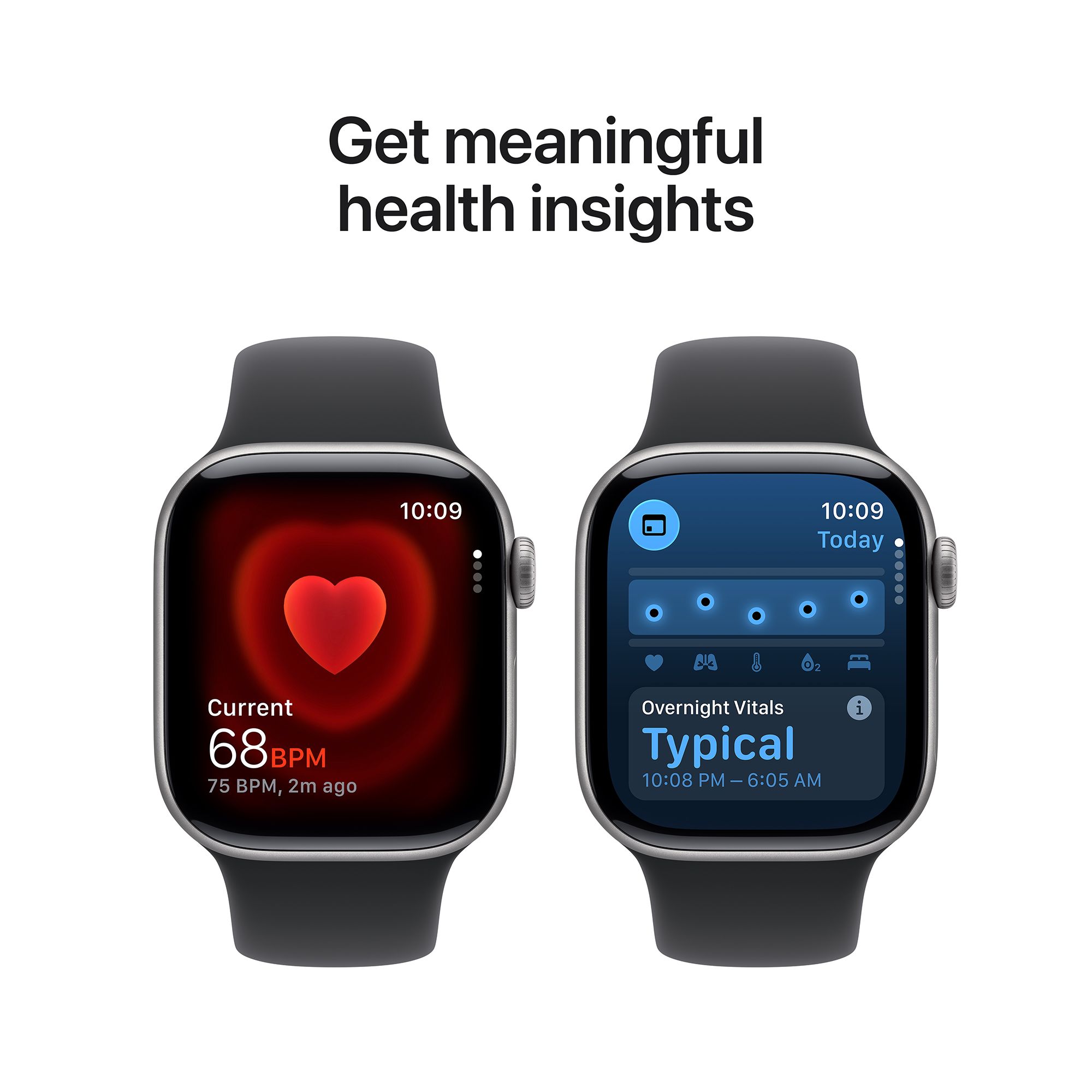 Apple Watch Series 11 GPS with Black Sport Band - M/L (46mm Retina LTPO3 OLED Display, Space Grey Aluminium Case) Apple Watch Series 11 GPS with Black Sport Band - M/L (46mm Retina LTPO3 OLED Display, Space Grey Aluminium Case)_5