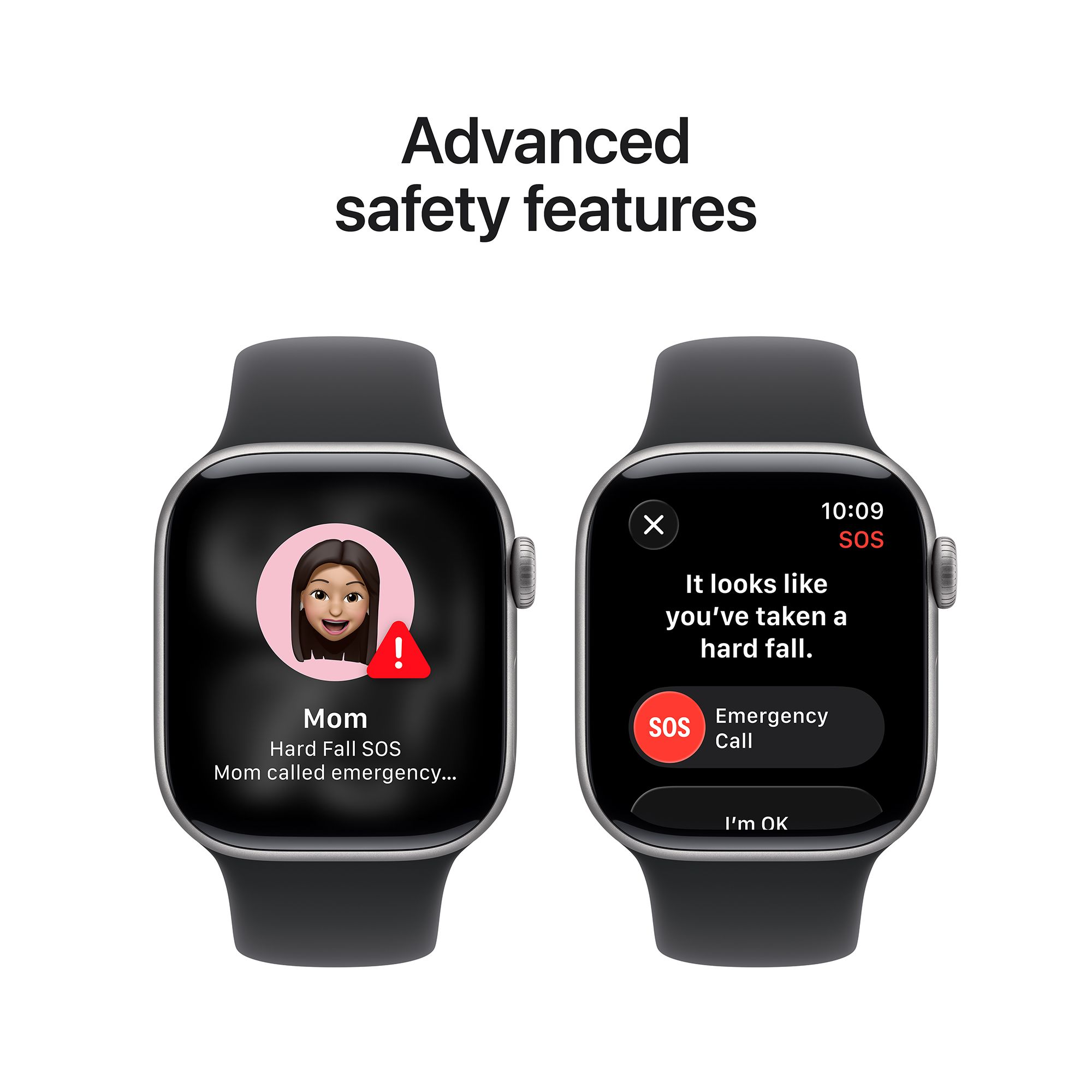 Apple Watch Series 11 GPS with Black Sport Band - M/L (46mm Retina LTPO3 OLED Display, Space Grey Aluminium Case) Apple Watch Series 11 GPS with Black Sport Band - M/L (46mm Retina LTPO3 OLED Display, Space Grey Aluminium Case)_6