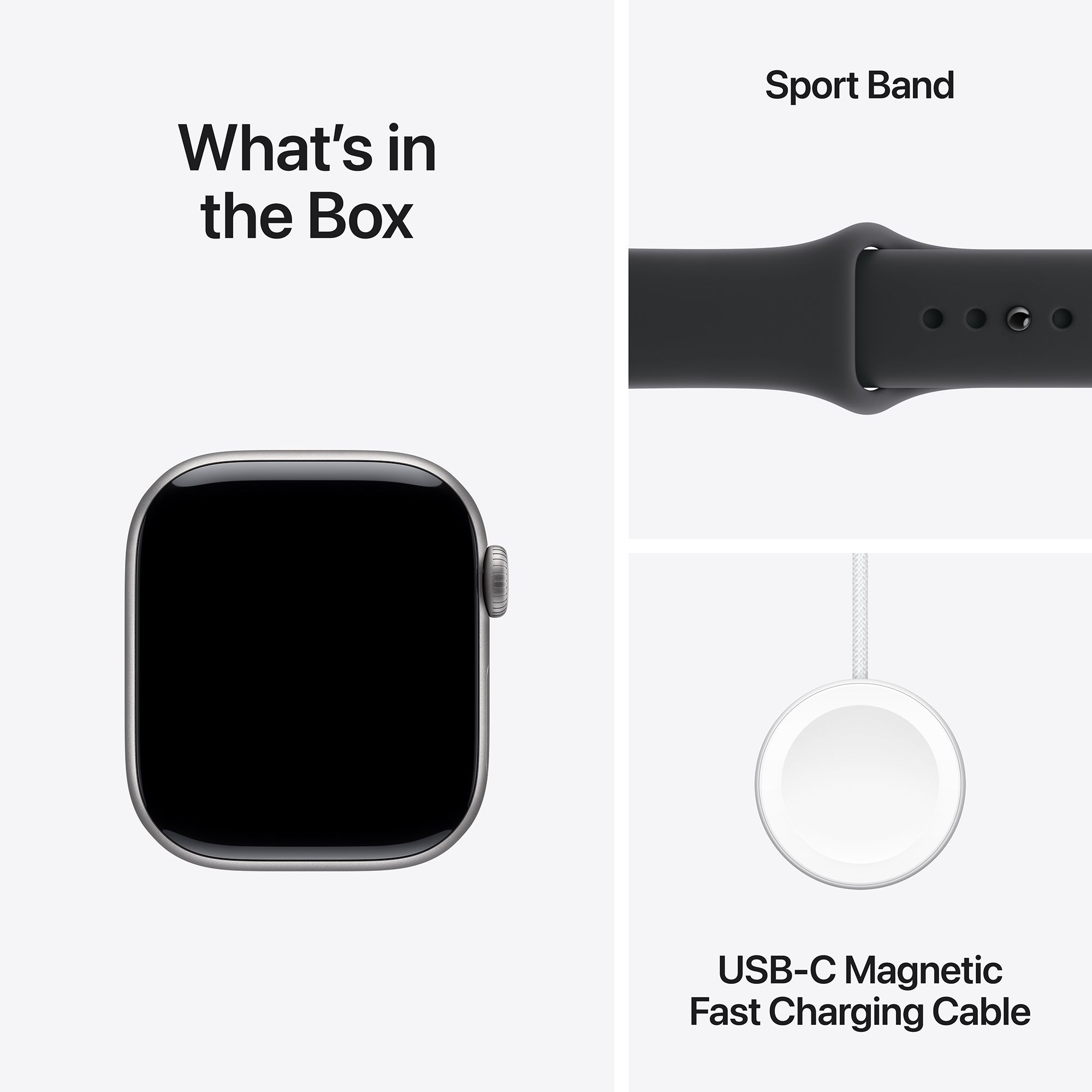 Apple Watch Series 11 GPS with Black Sport Band - M/L (46mm Retina LTPO3 OLED Display, Space Grey Aluminium Case) Apple Watch Series 11 GPS with Black Sport Band - M/L (46mm Retina LTPO3 OLED Display, Space Grey Aluminium Case)_8
