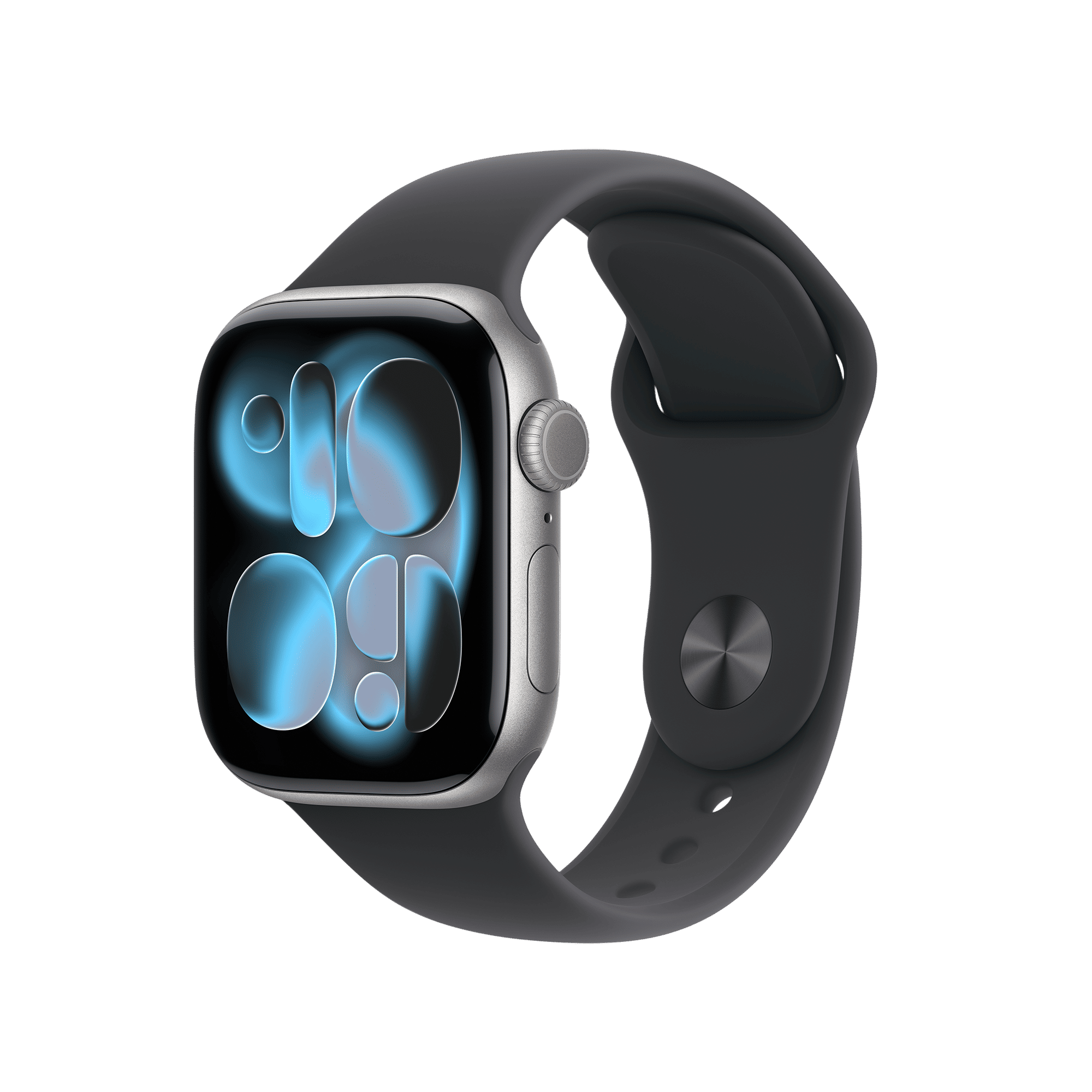 Apple Watch Series 11 GPS+Cellular with Black Sport Band - S/M (42mm Retina LTPO3 OLED Display, Space Grey Aluminium Case)_1
