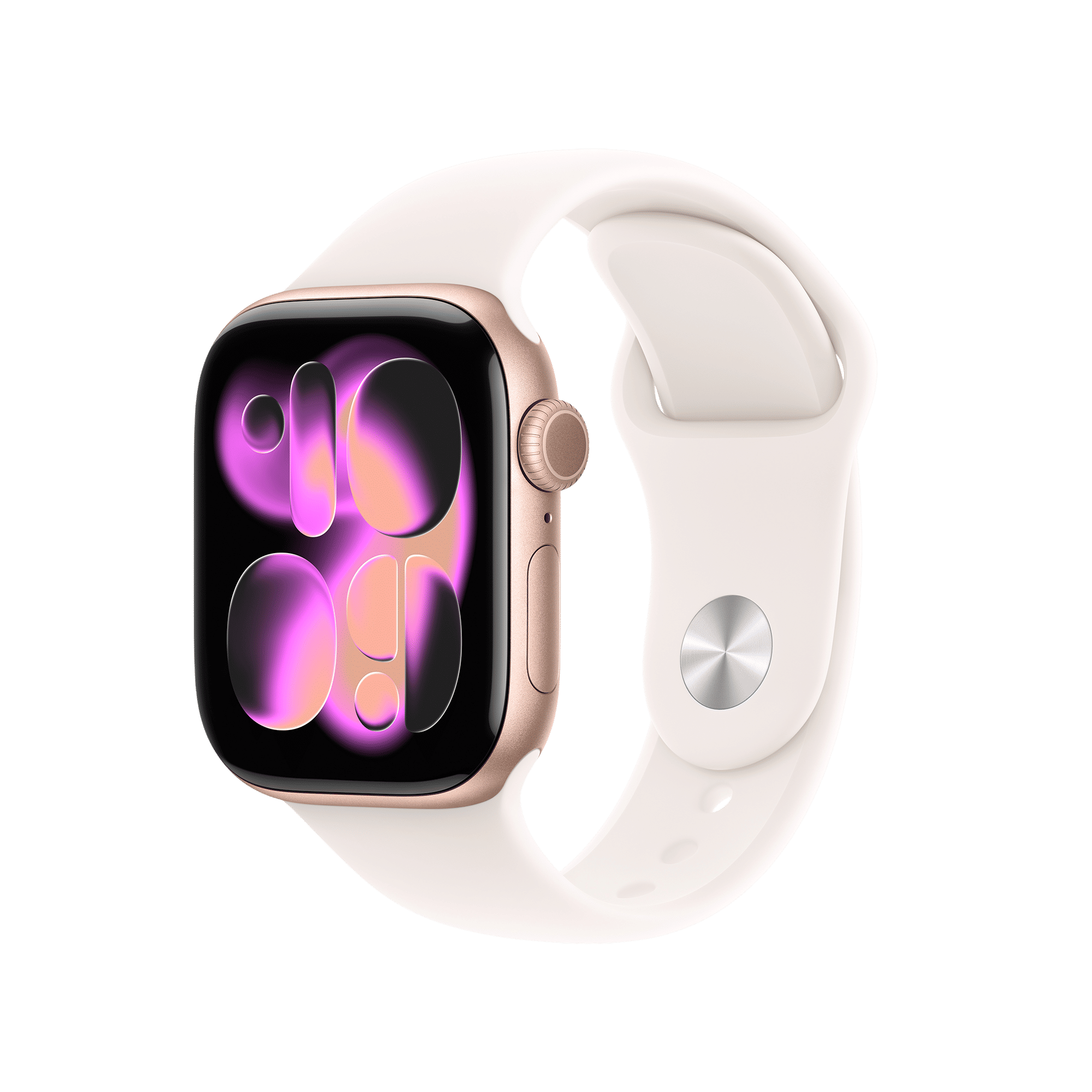 Apple Watch Series 11 GPS+Cellular with Light Blush Sport Band - M/L (42mm Retina LTPO3 OLED Display, Rose Gold Aluminium Case)_1