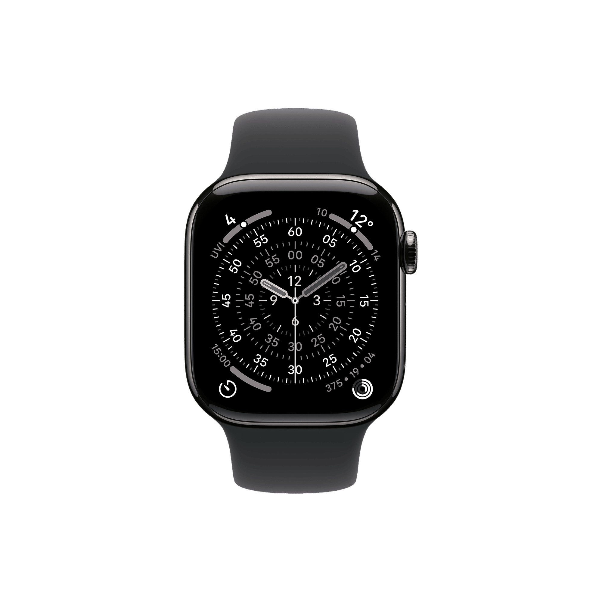 Apple Watch Series 11 GPS+Cellular with Black Sport Band - S/M (42mm Retina LTPO3 OLED Display, Slate Titanium Case) Apple Watch Series 11 GPS+Cellular with Black Sport Band - S/M (42mm Retina LTPO3 OLED Display, Slate Titanium Case)_2