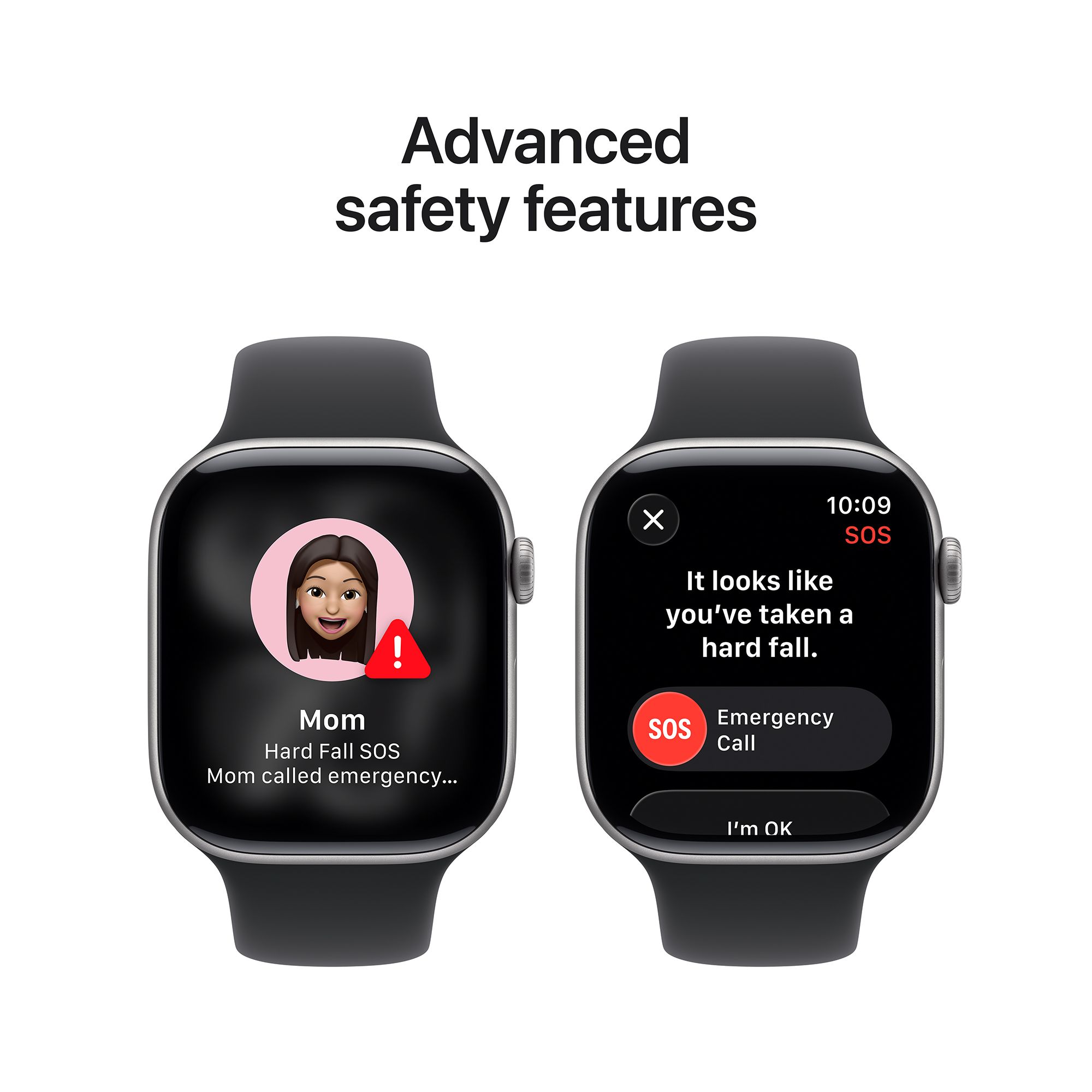 Apple Watch Series 11 GPS+Cellular with Black Sport Band - S/M (46mm Retina LTPO3 OLED Display, Space Grey Aluminium Case)_6
