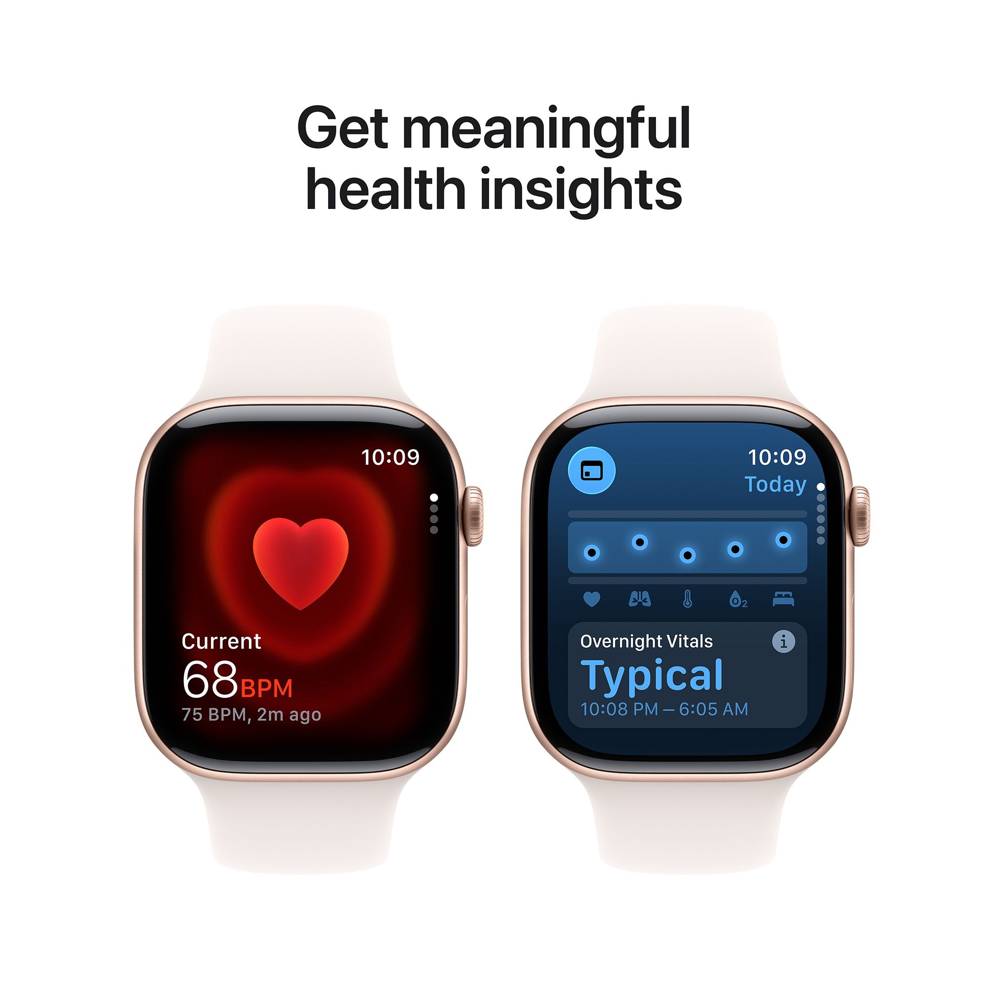 Apple Watch Series 11 GPS+Cellular with Light Blush Sport Band - M/L (46mm Retina LTPO3 OLED Display, Rose Gold Aluminium Case)_5