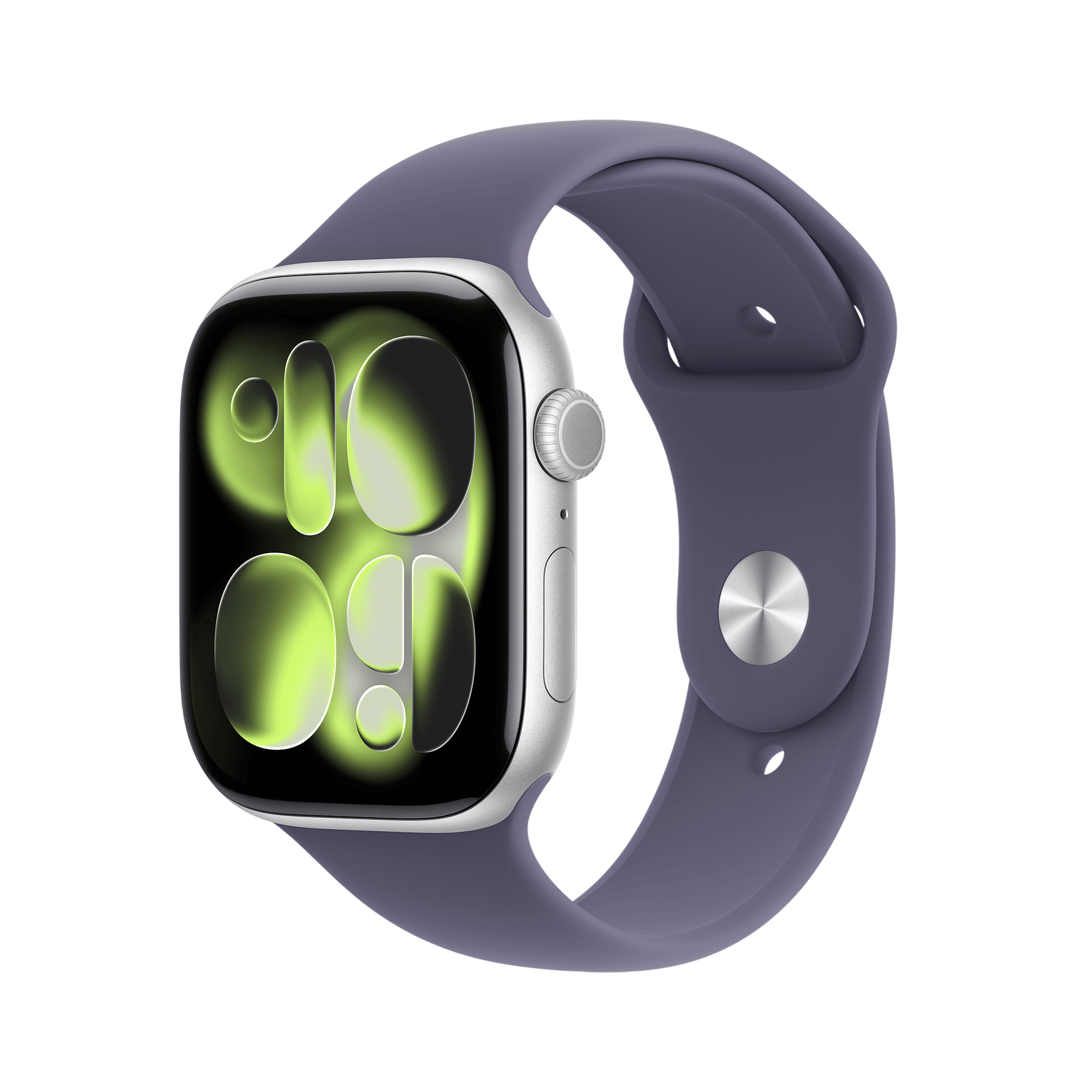 Apple Watch Series 11 GPS+Cellular with Purple Fog Sport Band - M/L (46mm Retina LTPO3 OLED Display, Silver Aluminium Case) Apple Watch Series 11 GPS+Cellular with Purple Fog Sport Band - M/L (46mm Retina LTPO3 OLED Display, Silver Aluminium Case)_1
