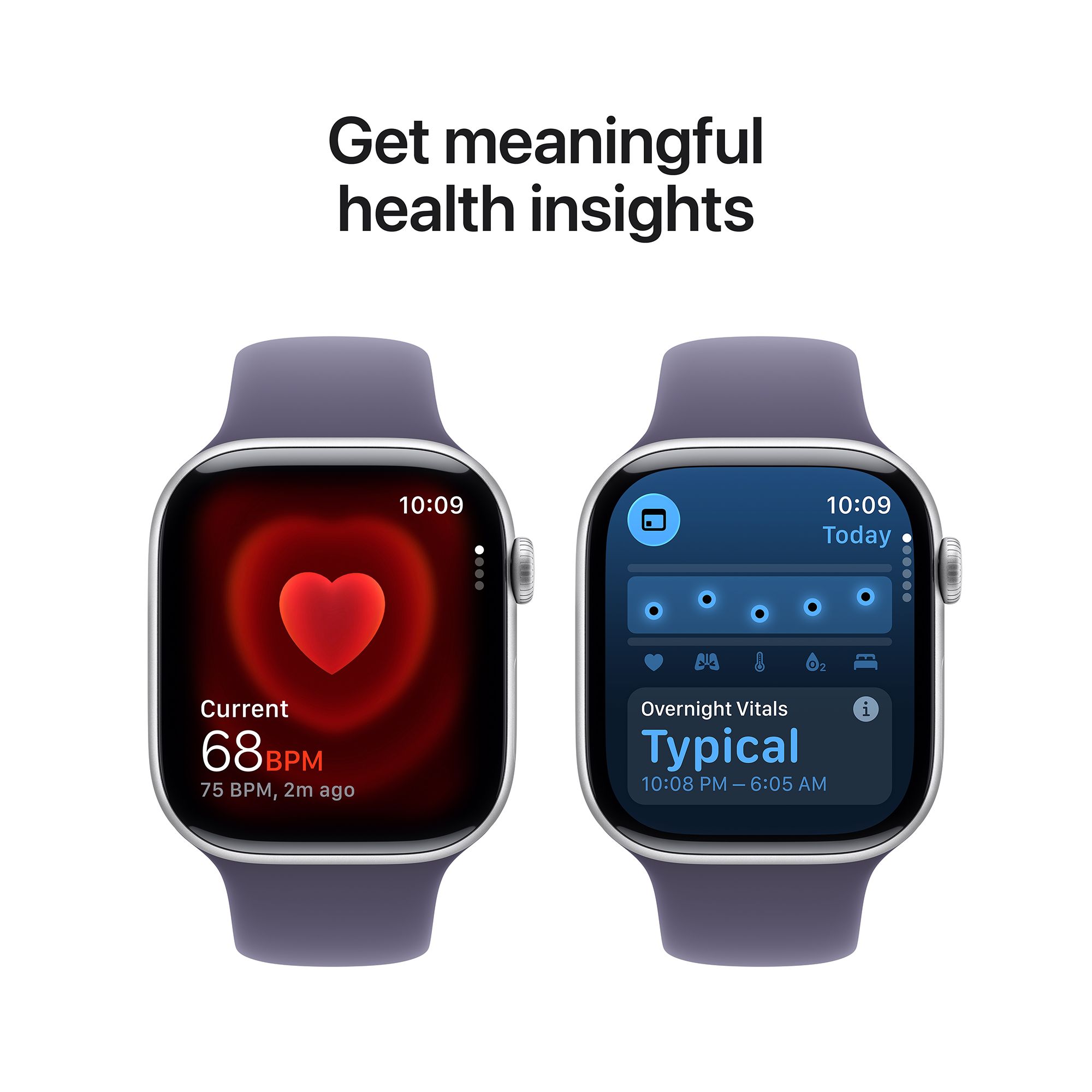 Apple Watch Series 11 GPS+Cellular with Purple Fog Sport Band - M/L (46mm Retina LTPO3 OLED Display, Silver Aluminium Case) Apple Watch Series 11 GPS+Cellular with Purple Fog Sport Band - M/L (46mm Retina LTPO3 OLED Display, Silver Aluminium Case)_5