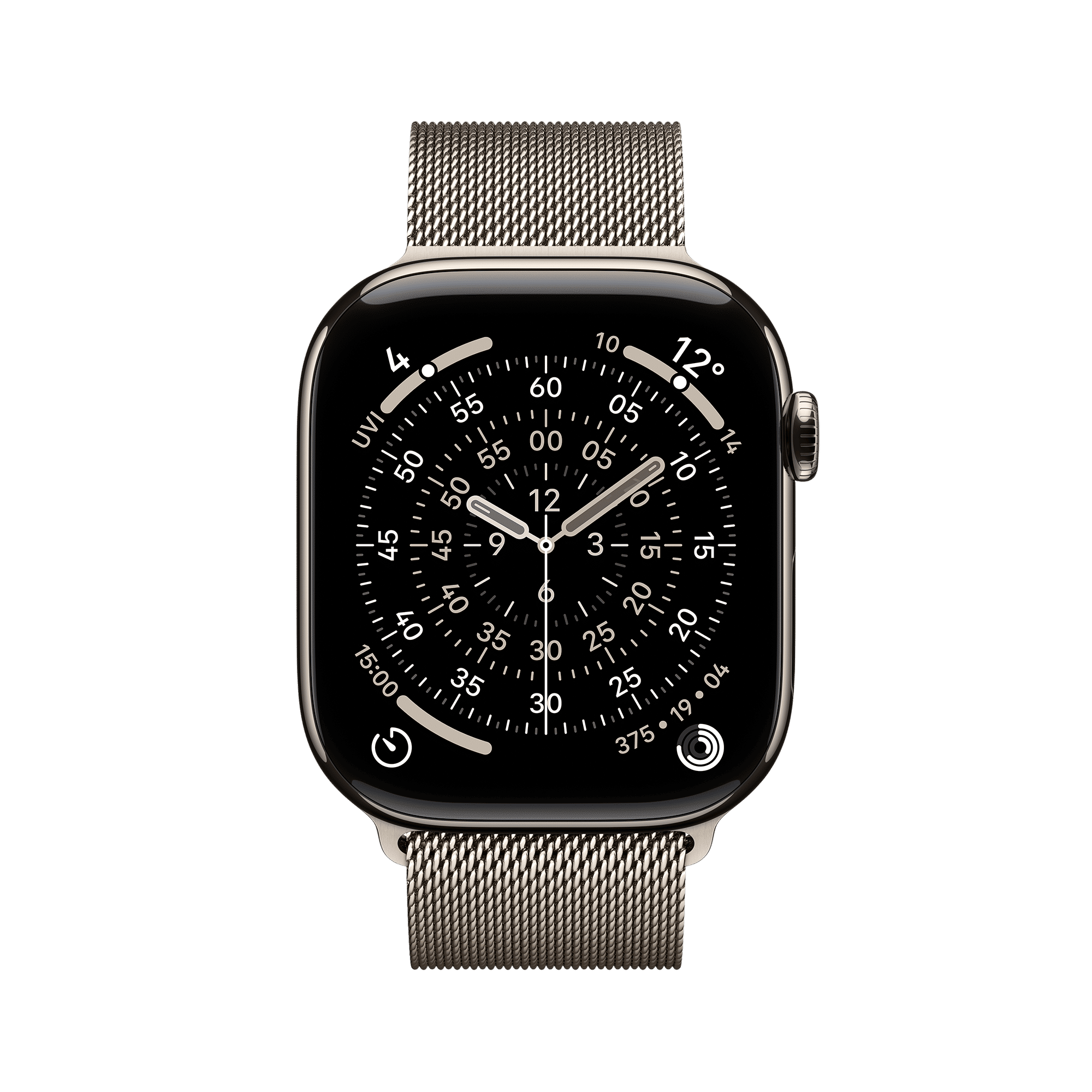 Apple Watch Series 11 GPS+Cellular with Natural Milanese Loop - S/M (46mm Retina LTPO3 OLED Display, Natural Titanium Case) Apple Watch Series 11 GPS+Cellular with Natural Milanese Loop - S/M (46mm Retina LTPO3 OLED Display, Natural Titanium Case)_2