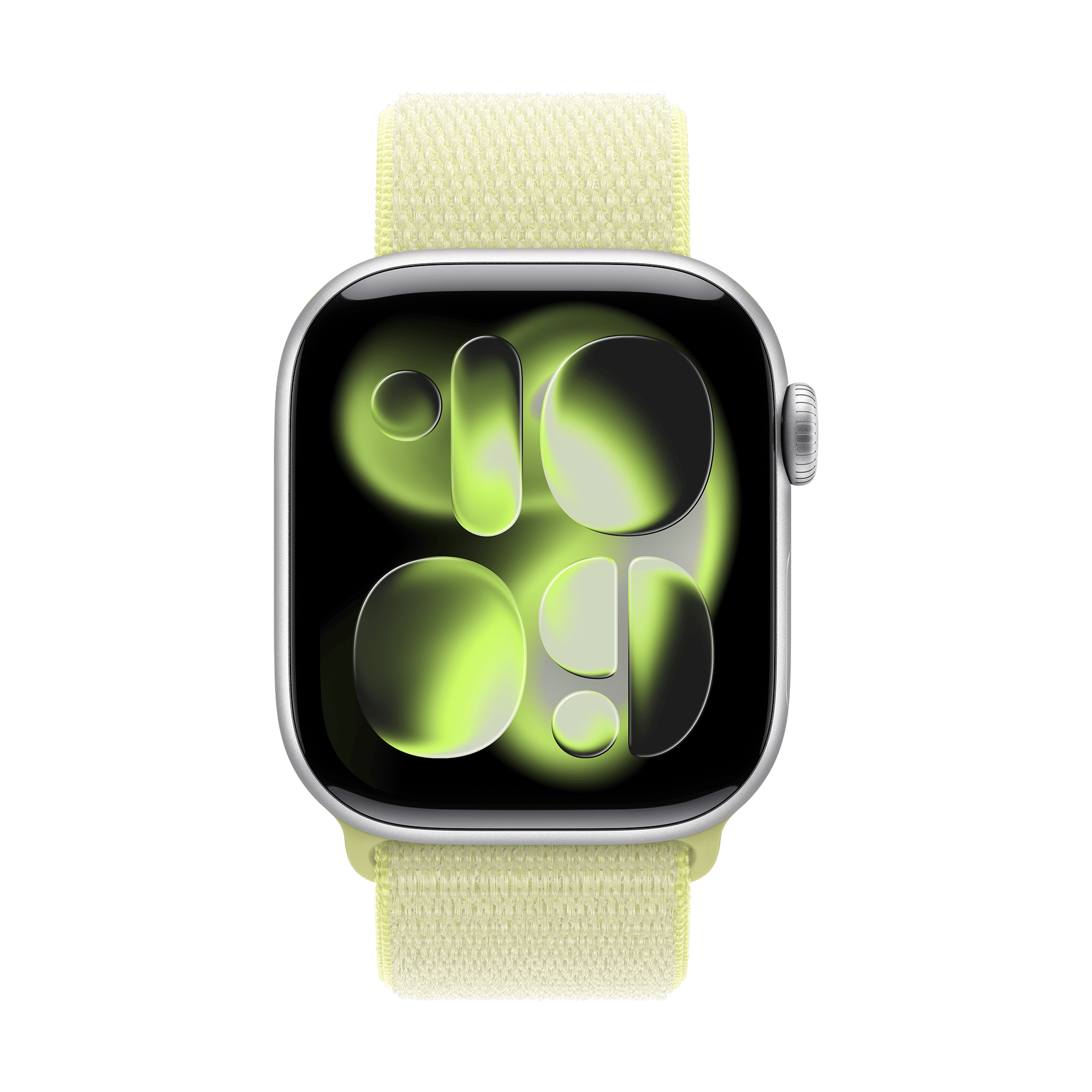 Apple Nylon, Polyester & Spandex Sport Loop for Apple (38mm / 40mm / 41mm / 42mm) (Hook & Loop Fastener, Neon Yellow)_3