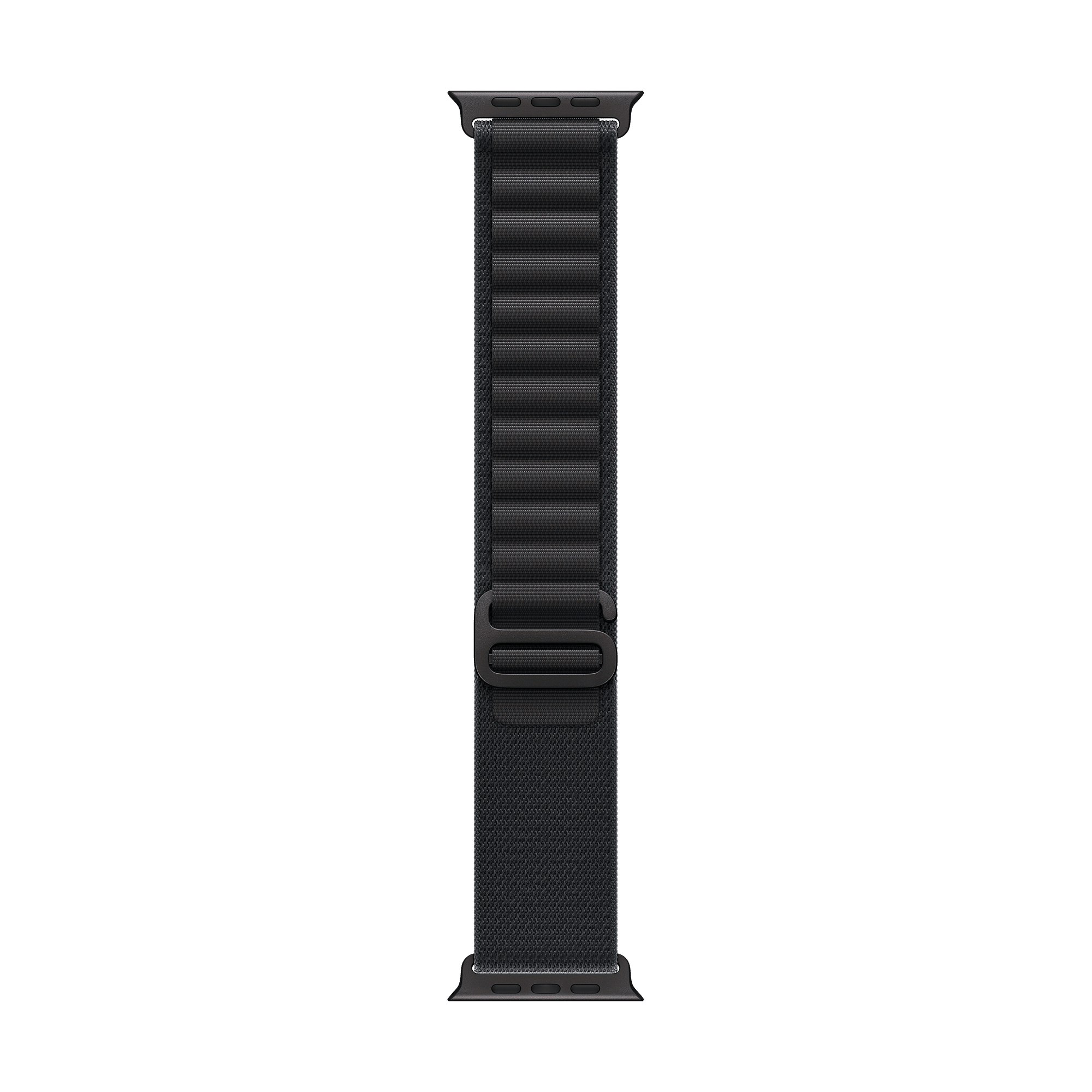 Apple Polyester, Spandex & Black Titanium Alpine Loop for Apple (44mm / 45mm / 46mm / 49mm, Small) (High-Strength Yarns, Black)_1