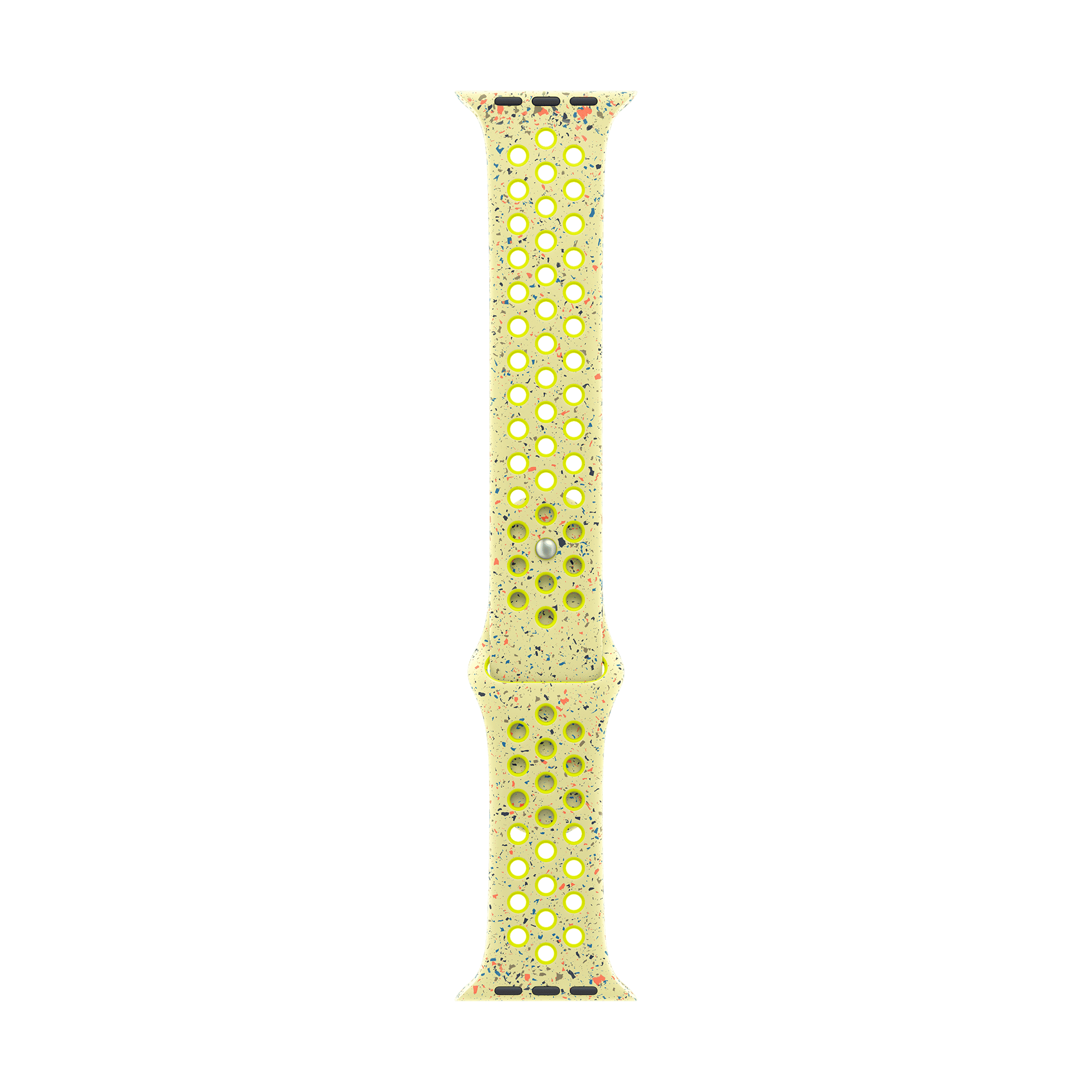 Apple Aluminium & Fluoroelastomer Nike Sport Band for Apple (38mm / 40mm / 41mm, M/L) (Strong & Durable, Volt Splash)_2