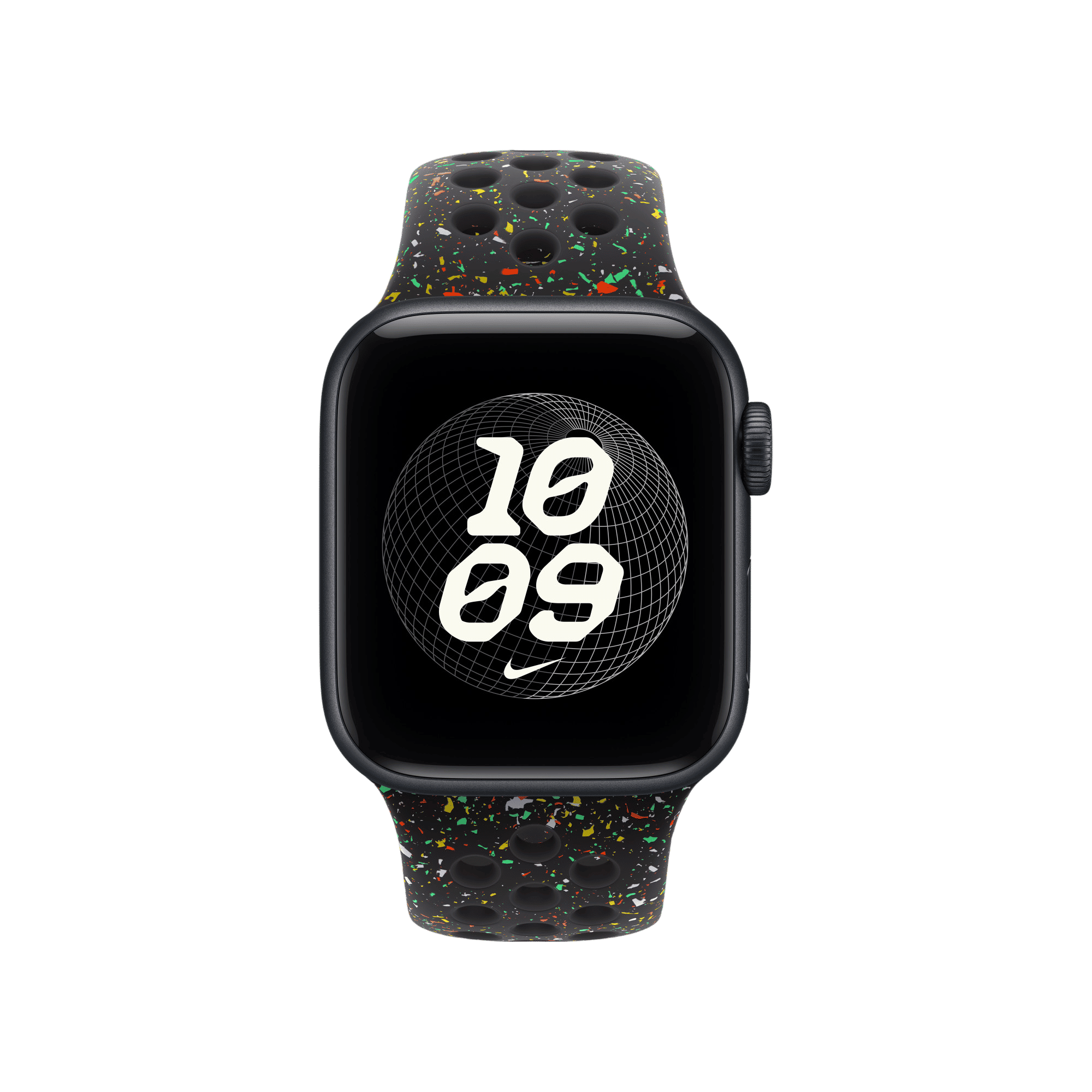 Apple Aluminium & Fluoroelastomer Nike Sport Band for Apple (38mm / 40mm / 41mm, M/L) (Strong & Durable, Midnight Black) Apple Aluminium & Fluoroelastomer Nike Sport Band for Apple (38mm / 40mm / 41mm, M/L) (Strong & Durable, Midnight Black)_4