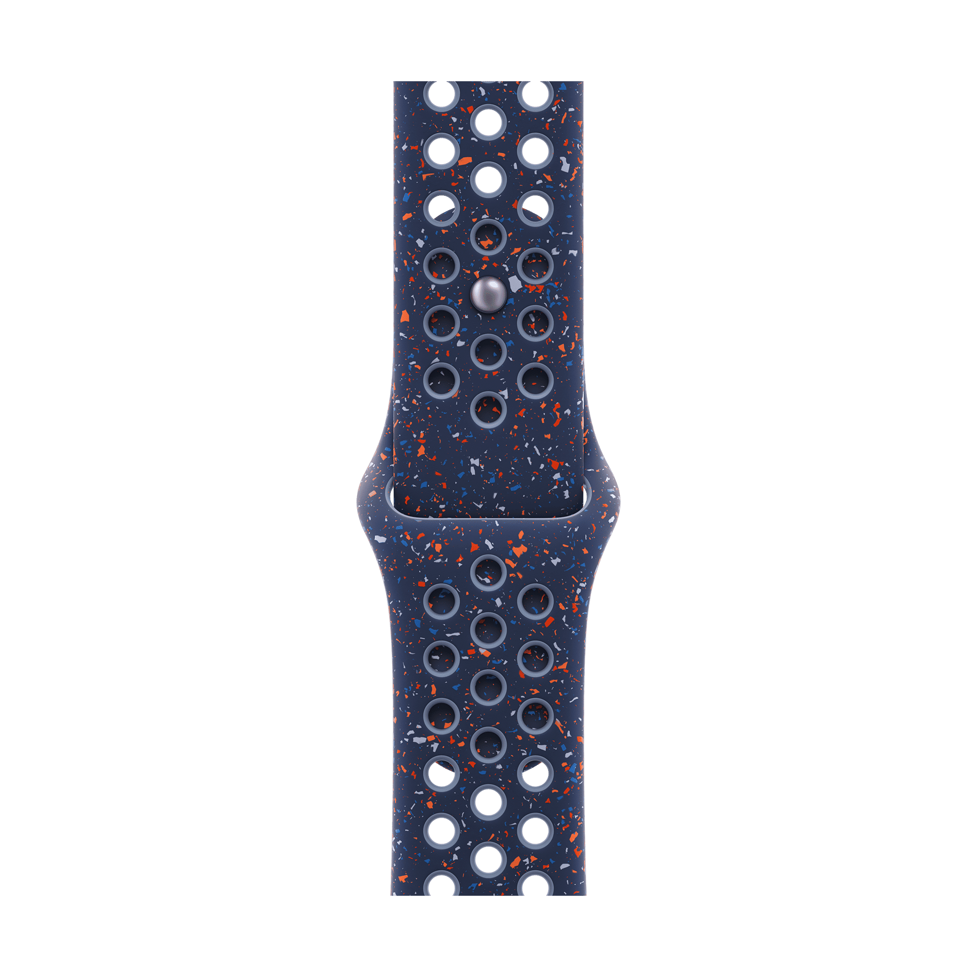 Apple Aluminium & Fluoroelastomer Nike Sport Band for Apple (38mm / 40mm / 41mm, M/L) (Strong & Durable, Blue Ribbon)_1