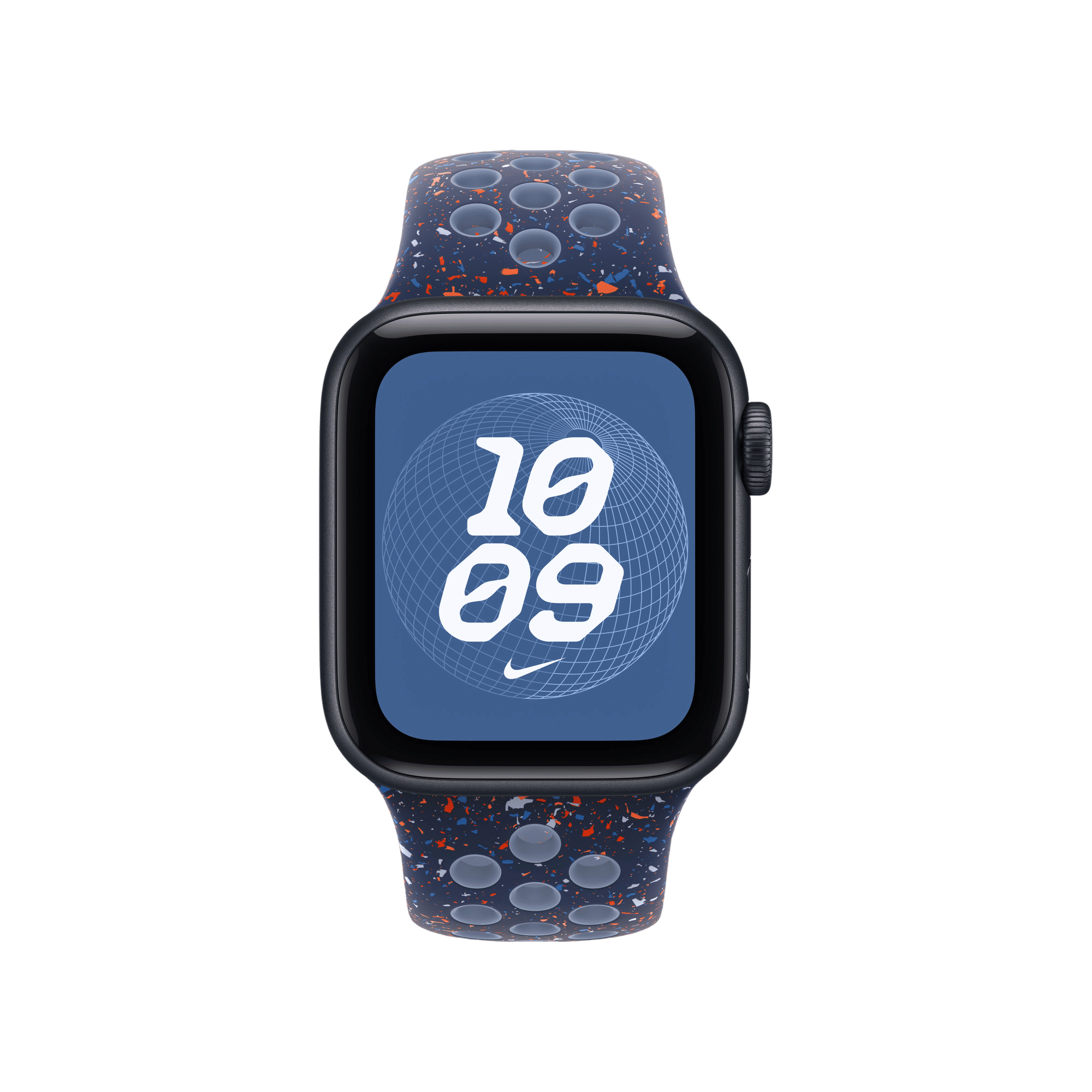 Apple Aluminium & Fluoroelastomer Nike Sport Band for Apple (38mm / 40mm / 41mm, M/L) (Strong & Durable, Blue Ribbon)_4