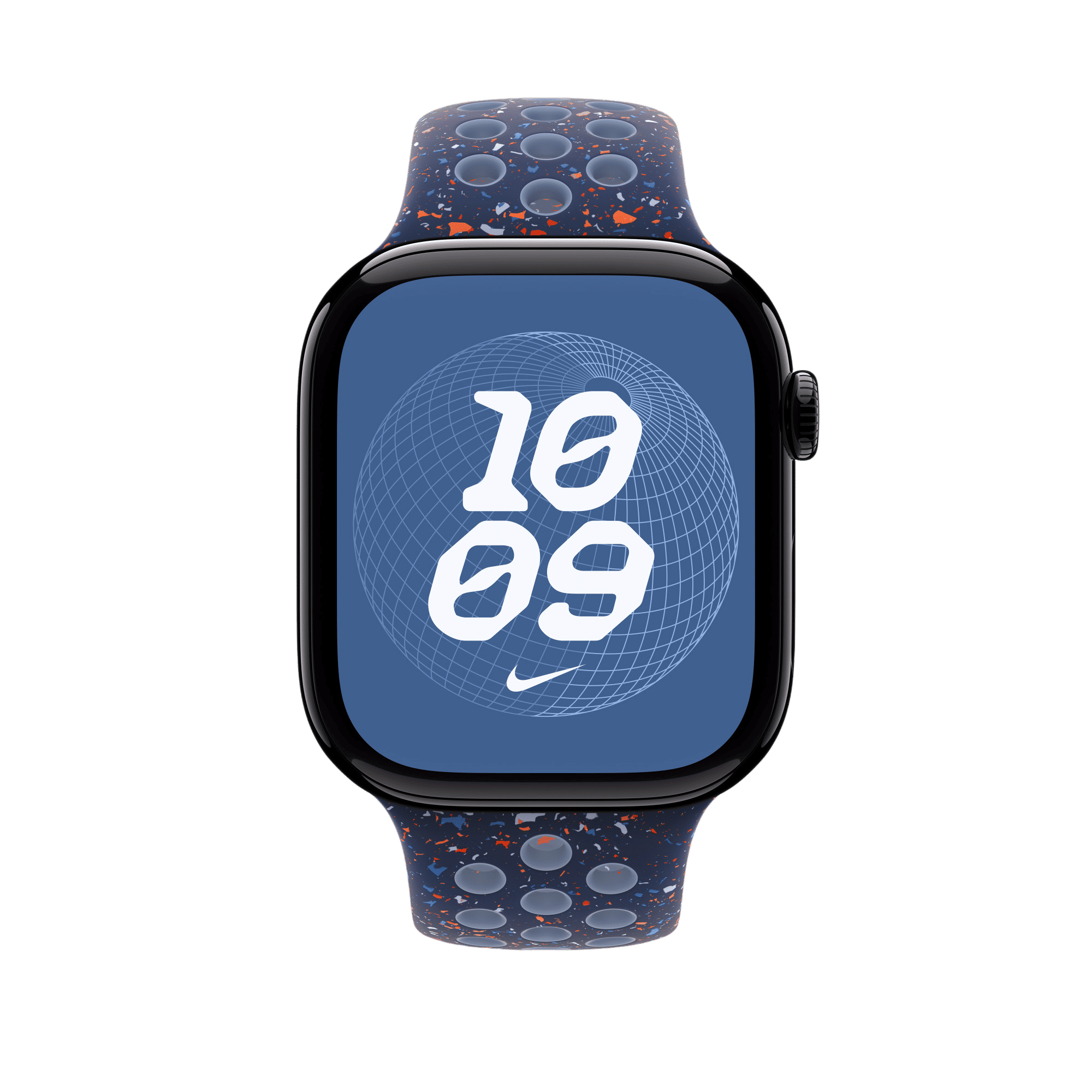 Apple Aluminium & Fluoroelastomer Nike Sport Band for Apple (44mm / 45mm / 46mm / 49mm, S/M) (Strong & Durable, Blue Ribbon)_4