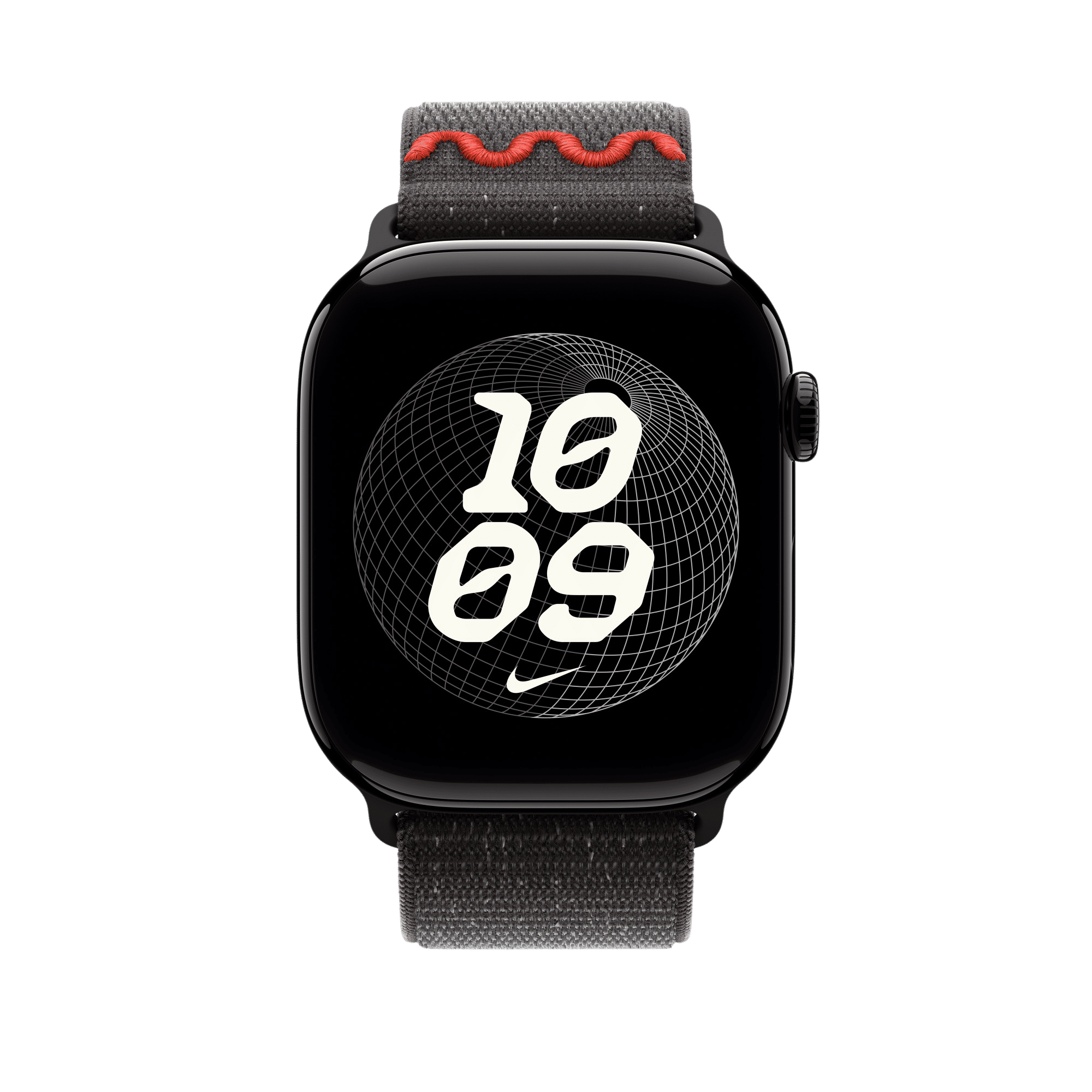 Apple Polyester, Spandex & Nylon Nike Sport Loop for Apple (44mm / 45mm / 46mm / 49mm) (Hook & Loop Fastener, Midnight Black) Apple Polyester, Spandex & Nylon Nike Sport Loop for Apple (44mm / 45mm / 46mm / 49mm) (Hook & Loop Fastener, Midnight Black)_4