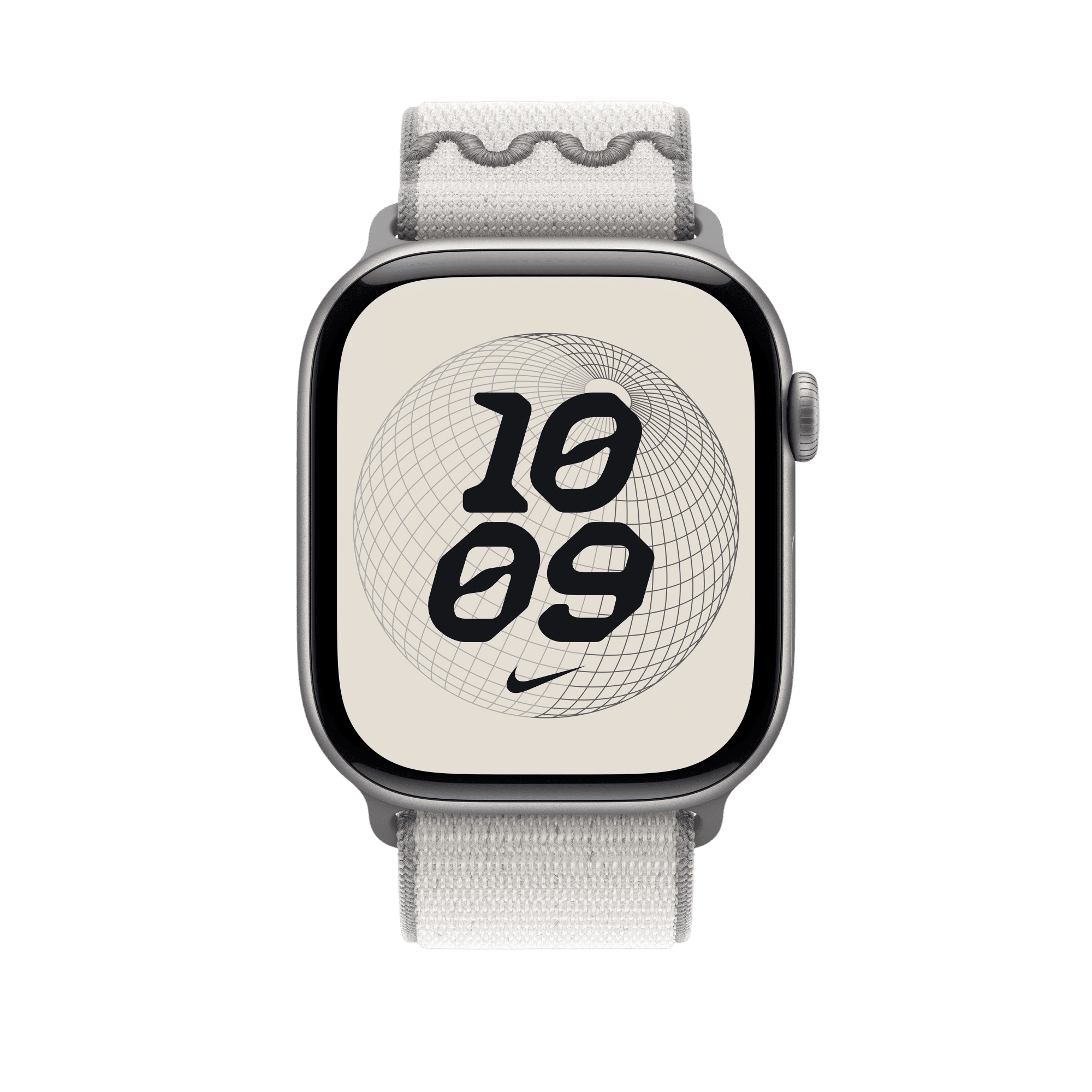 Apple Polyester, Spandex & Nylon Nike Sport Loop for Apple (44mm / 45mm / 46mm / 49mm) (Hook & Loop Fastener, Veiled Grey) Apple Polyester, Spandex & Nylon Nike Sport Loop for Apple (44mm / 45mm / 46mm / 49mm) (Hook & Loop Fastener, Veiled Grey)_4