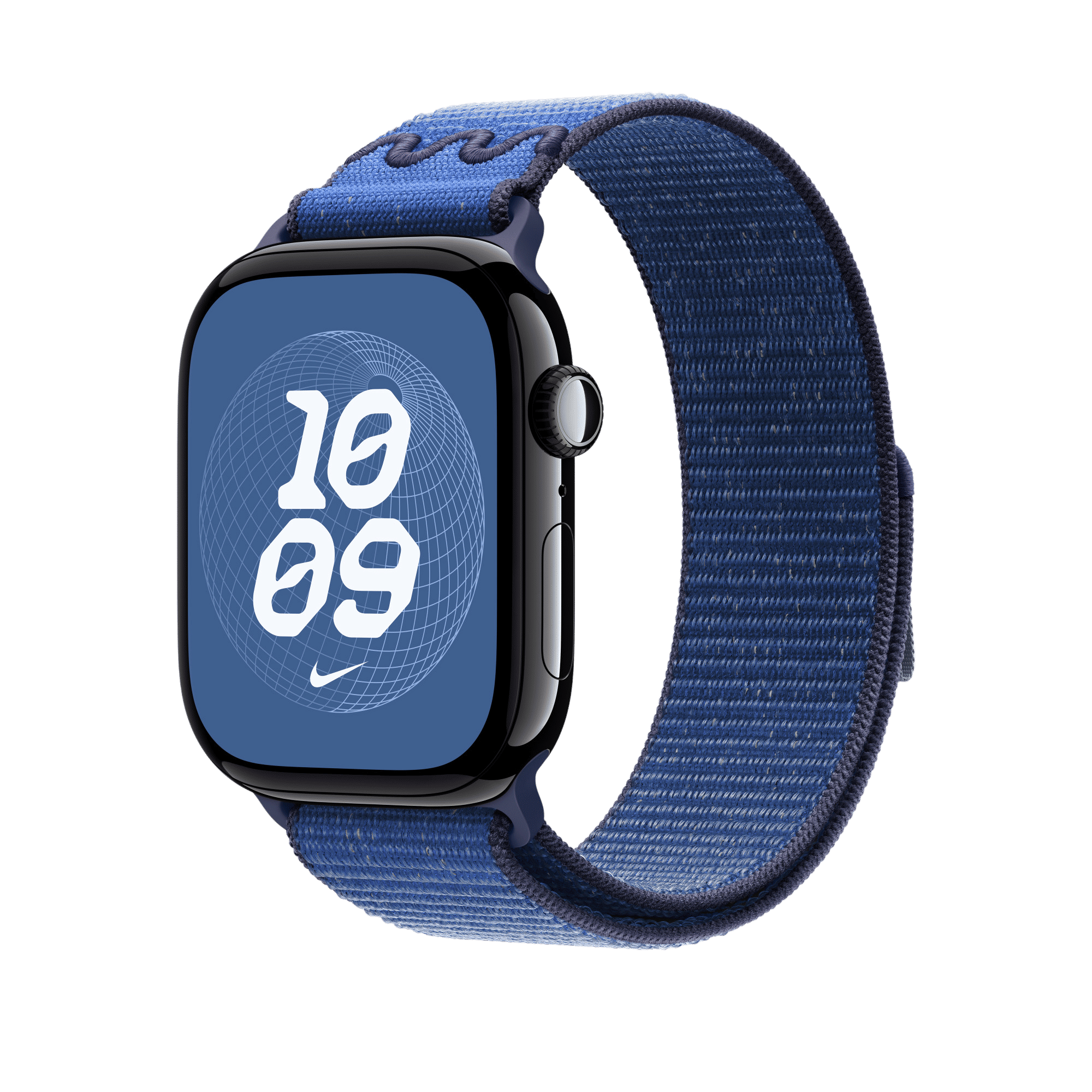 Apple Polyester, Spandex & Nylon Nike Sport Loop for Apple (44mm / 45mm / 46mm / 49mm) (Hook & Loop Fastener, Blue Ribbon) Apple Polyester, Spandex & Nylon Nike Sport Loop for Apple (44mm / 45mm / 46mm / 49mm) (Hook & Loop Fastener, Blue Ribbon)_3