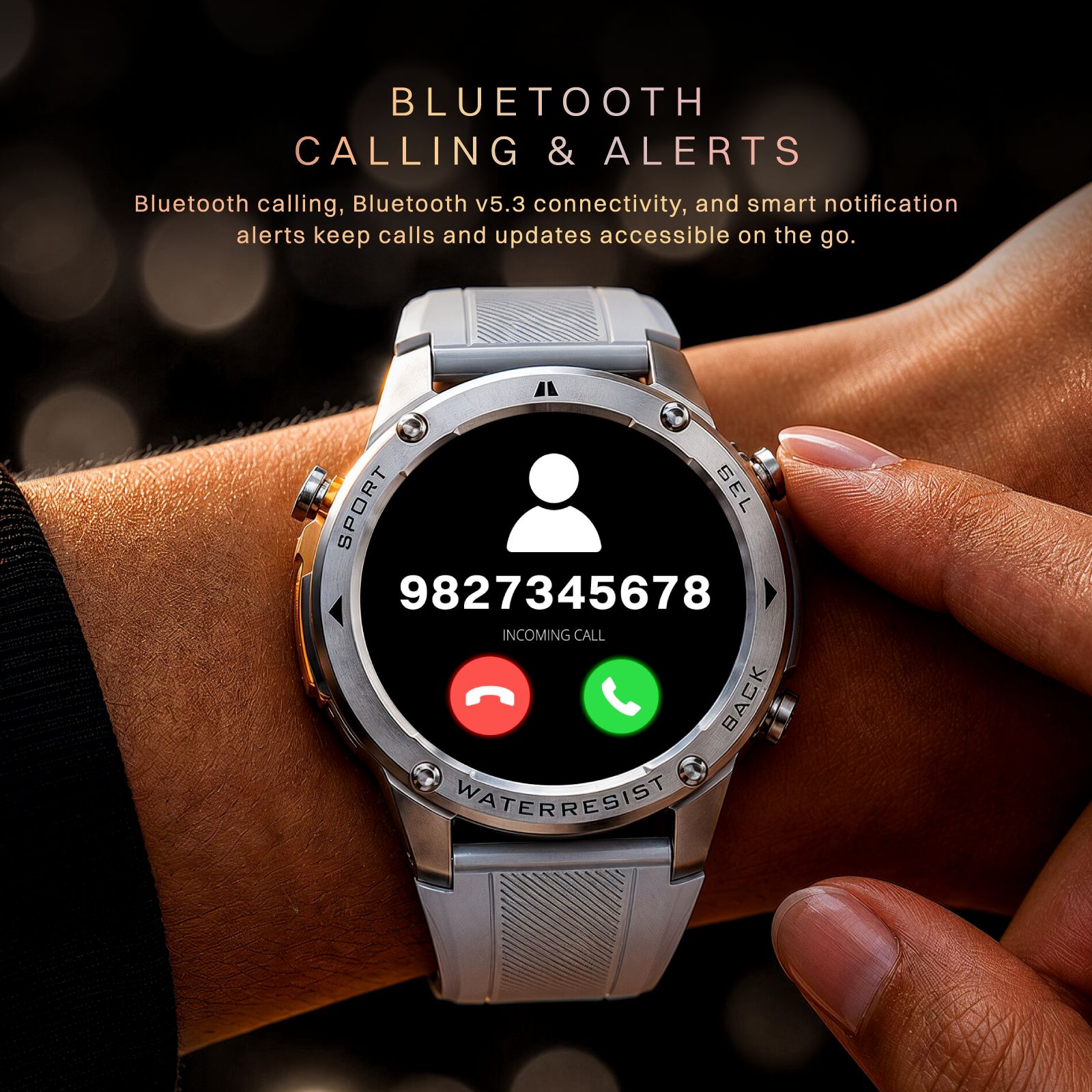 Croma Velocity X1 Smartwatch with Dual Band GPS (36.3mm AMOLED Display, 50M Water Resistant, Grey Strap) Croma Velocity X1 Smartwatch with Dual Band GPS (36.3mm AMOLED Display, 50M Water Resistant, Grey Strap)_8