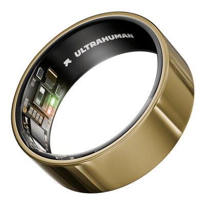 Ultrahuman Ring AIR Smart Ring with Activity Tracker (Buy Sizing Kit First, Size 14, Upto 100 Meter Water Resistant, Brushed Rose Gold)