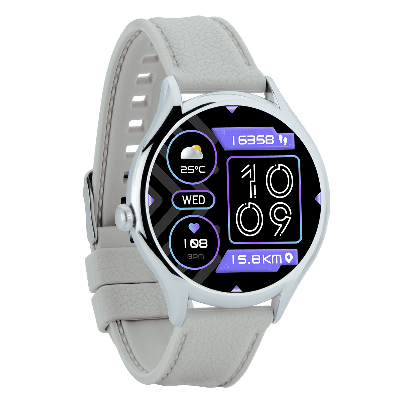 Croma Stride M1 Smartwatch with Bluetooth Calling (36.32mm AMOLED Display, IP67 Water Resistant, Black & Silver Strap) Croma Stride M1 Smartwatch with Bluetooth Calling (36.32mm AMOLED Display, IP67 Water Resistant, Black & Silver Strap)_10