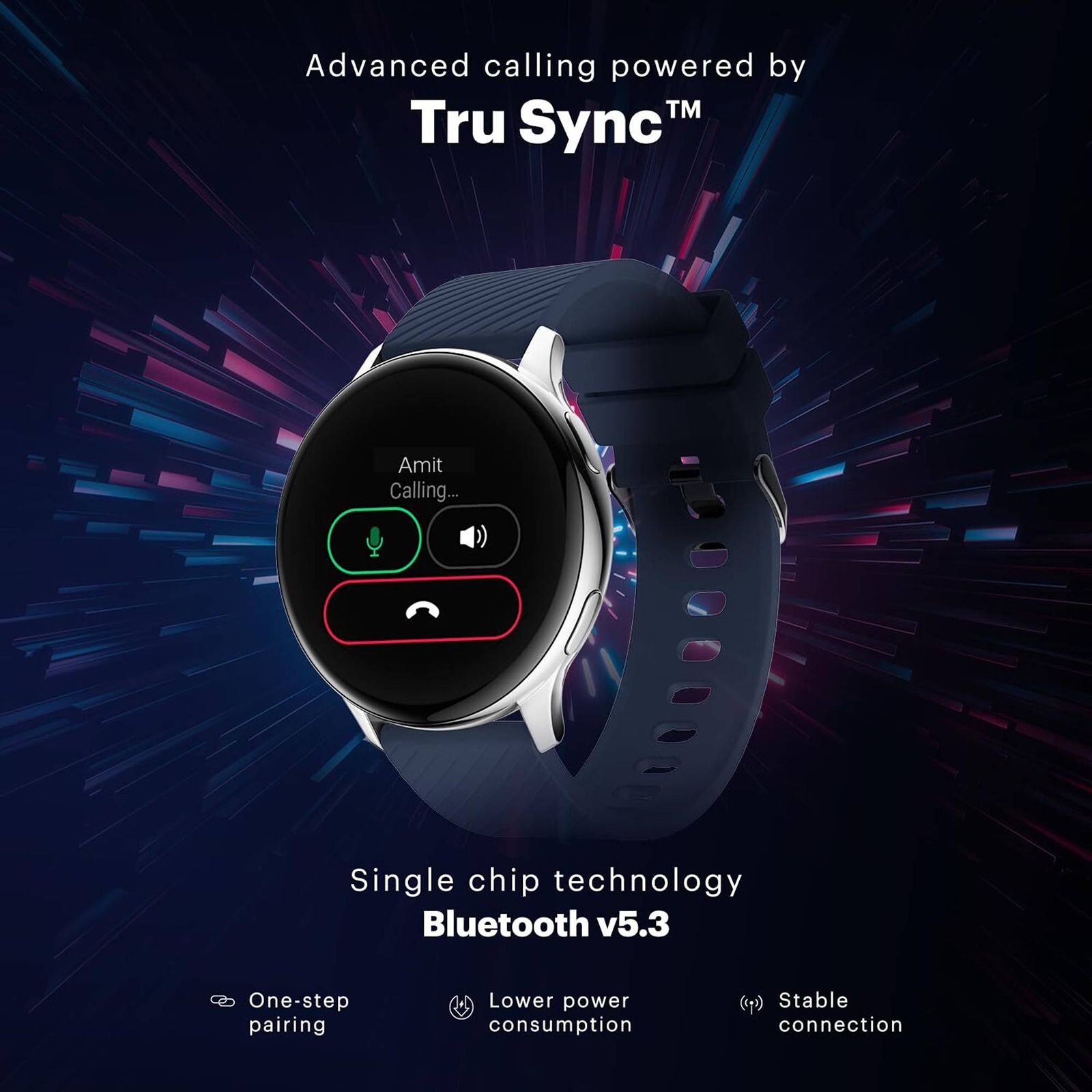Noise Vortex Plus Smartwatch with Bluetooth Calling (37mm AMOLED Display, IP68 Water Resistant, Jet Black Strap)_9