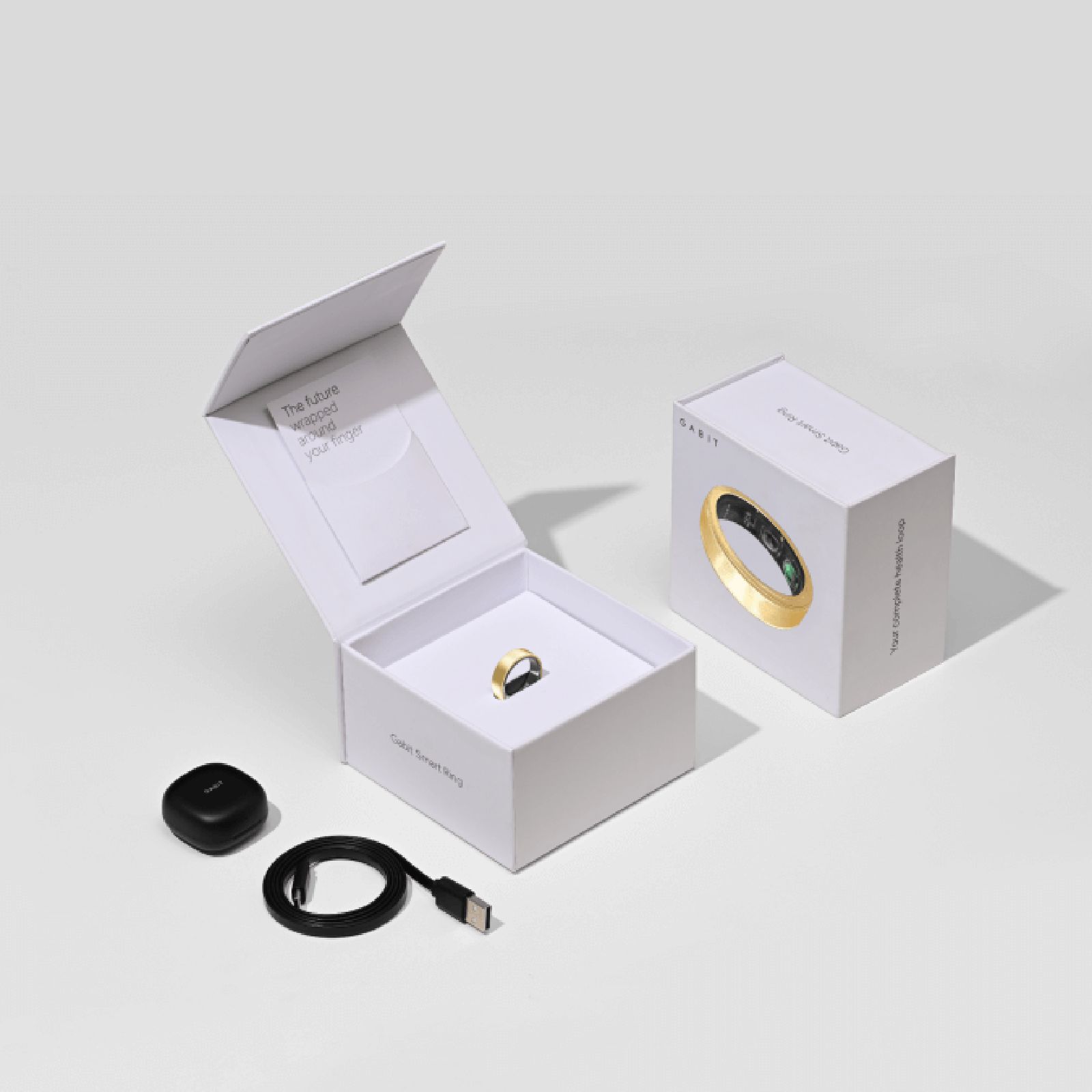 GABIT GSR0108G Smart Ring with AI Powered Health Insights (Size 8, Skin Temperature Sensor, Gold) GABIT GSR0108G Smart Ring with AI Powered Health Insights (Size 8, Skin Temperature Sensor, Gold)_5