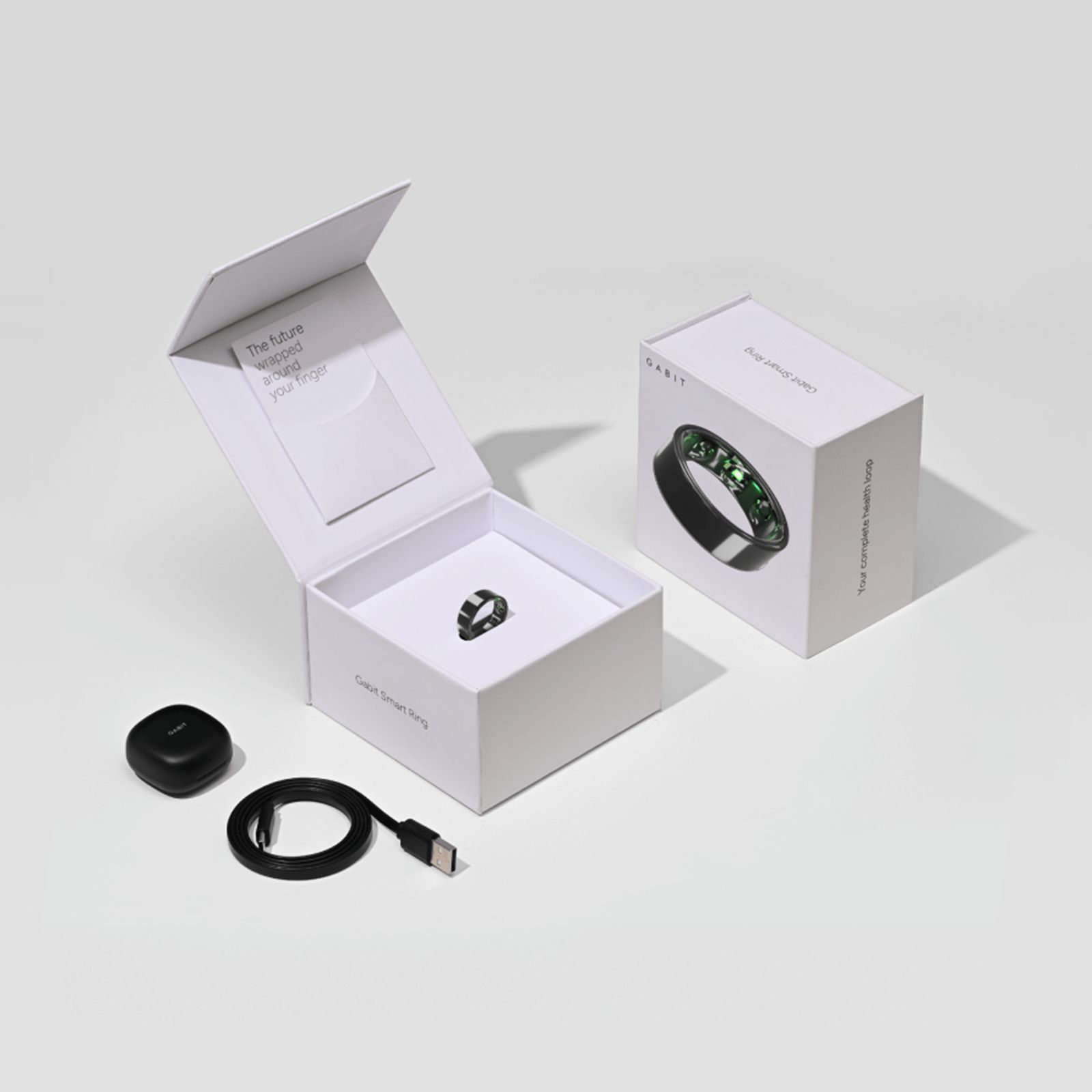 GABIT GSR0108GB Smart Ring with AI Powered Health Insights (Size 8, Skin Temperature Sensor, Graphite Black) GABIT GSR0108GB Smart Ring with AI Powered Health Insights (Size 8, Skin Temperature Sensor, Graphite Black)_4