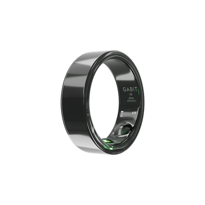 GABIT GSR0111GB Smart Ring with AI Powered Health Insights (Size 11, Skin Temperature Sensor, Graphite Black)