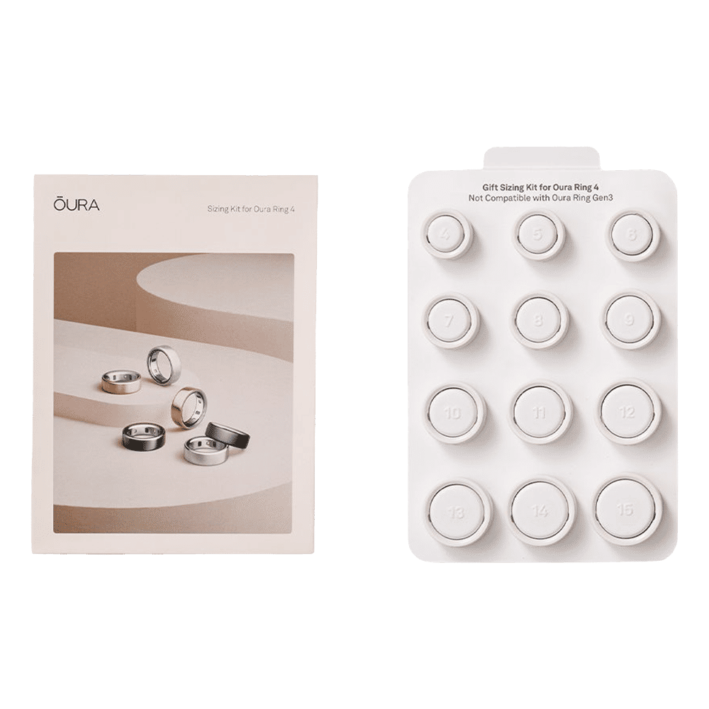 Oura Ring 4 Smart Ring Sizing Kit (Size 04 -15, White) Oura Ring 4 Smart Ring Sizing Kit (Size 04 -15, White)_1