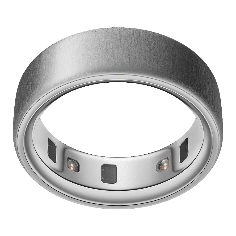 Oura Ring 4 Smart Ring with Activity Tracker (Buy Sizing Kit First, Size 9, Smart Sensing Technology, Brushed Silver) Oura Ring 4 Smart Ring with Activity Tracker (Buy Sizing Kit First, Size 9, Smart Sensing Technology, Brushed Silver)_1