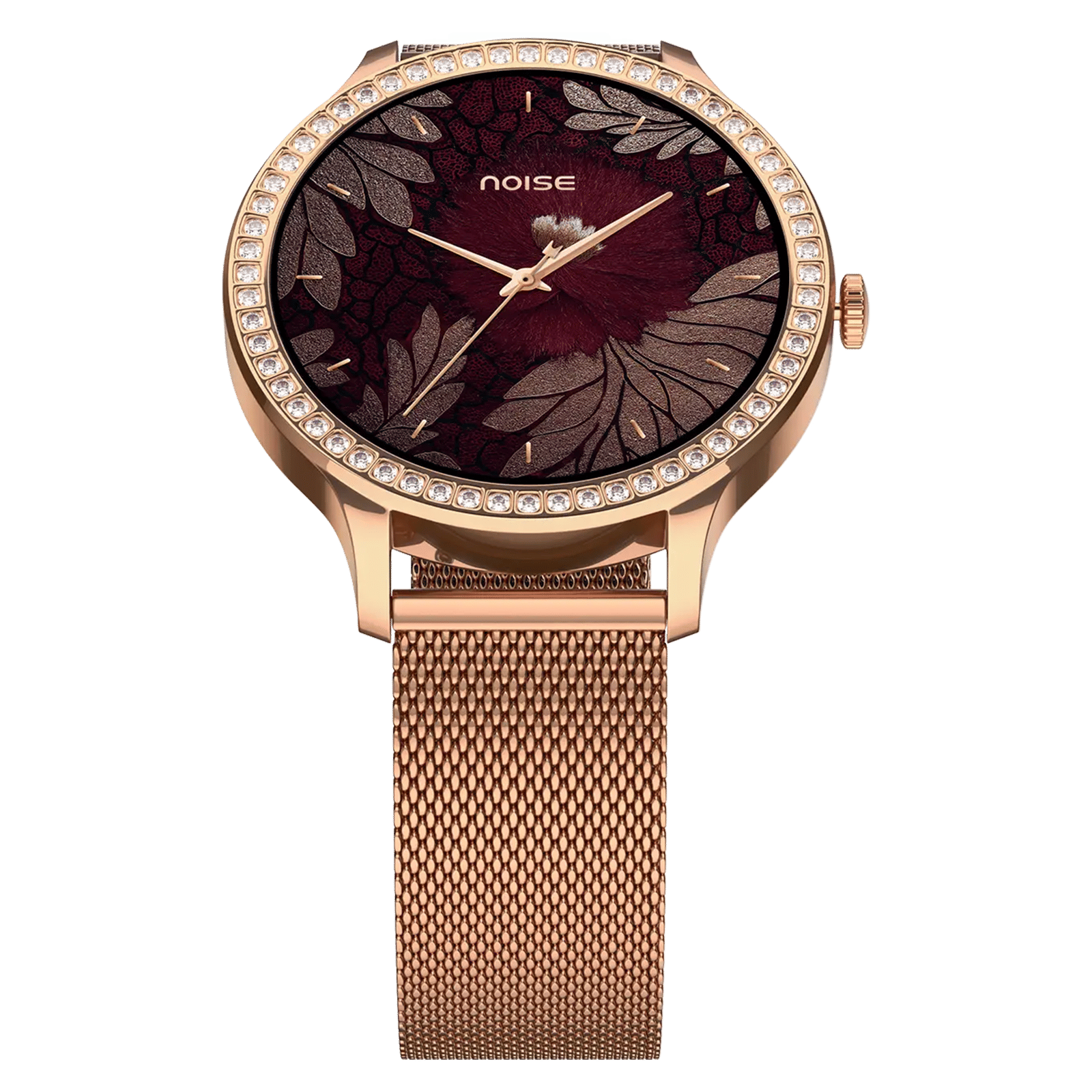 noise NoiseFit Diva Araya Smartwatch with Bluetooth Calling (32.51mm AMOLED Display, IP67 Dust & Water Resistance, Rose Gold Link Strap) noise NoiseFit Diva Araya Smartwatch with Bluetooth Calling (32.51mm AMOLED Display, IP67 Dust & Water Resistance, Rose Gold Link Strap)_3