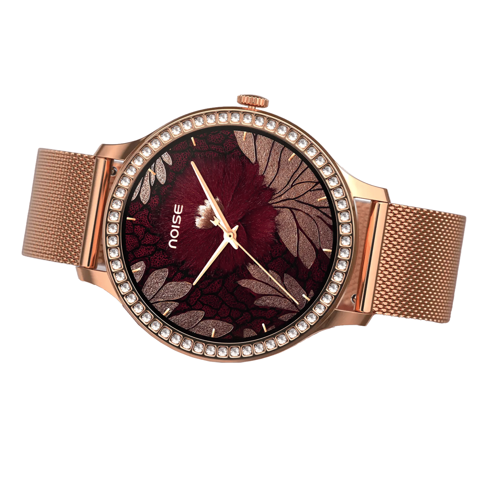 noise NoiseFit Diva Araya Smartwatch with Bluetooth Calling (32.51mm AMOLED Display, IP67 Dust & Water Resistance, Rose Gold Link Strap) noise NoiseFit Diva Araya Smartwatch with Bluetooth Calling (32.51mm AMOLED Display, IP67 Dust & Water Resistance, Rose Gold Link Strap)_4